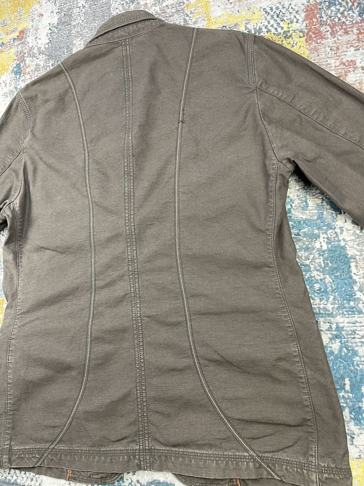 Japanese Brand Khaki Brown Multi Pocket Casual Jackets Size US XL / EU 56 / 4 - 8 Thumbnail