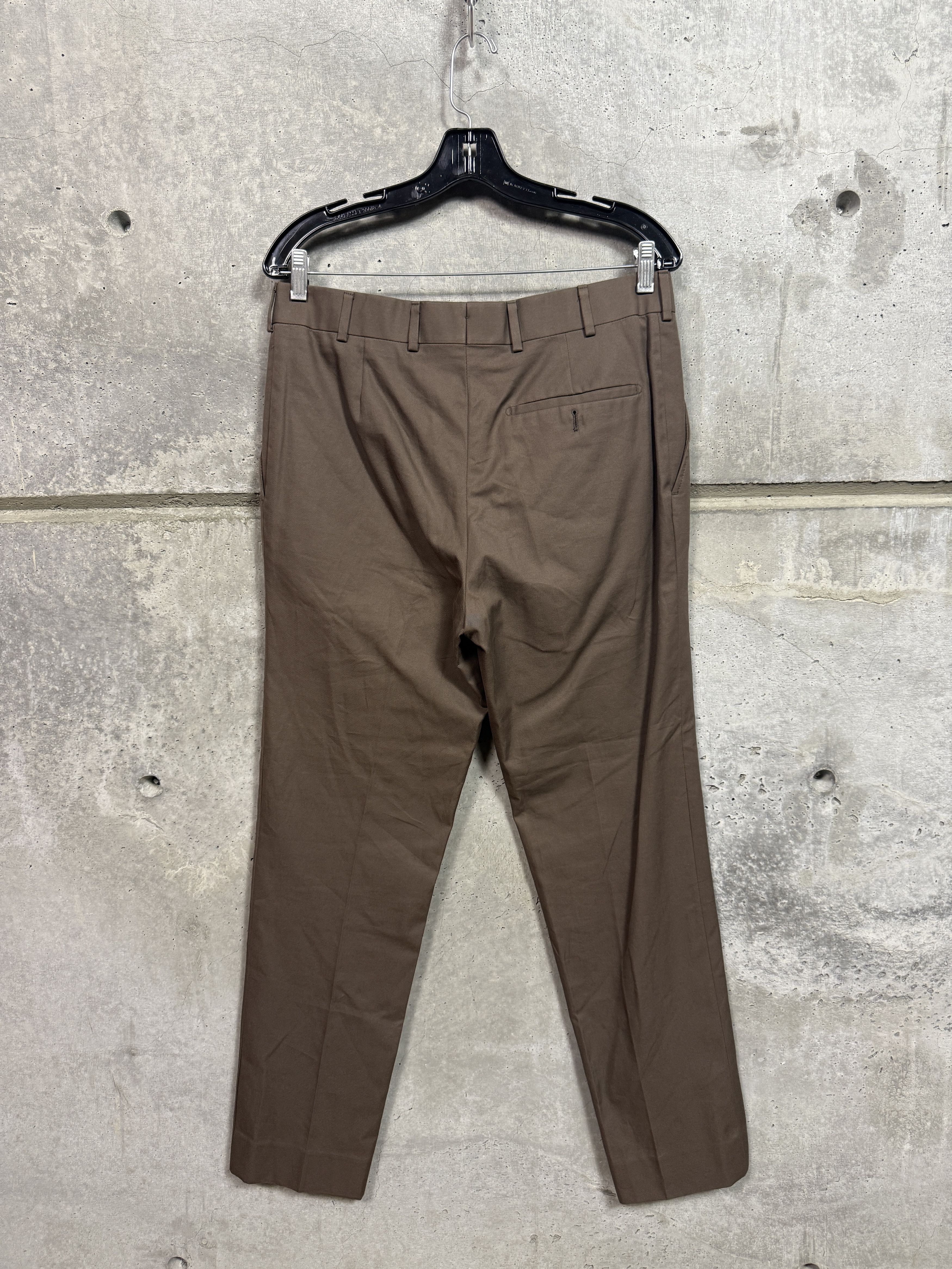 Kingsman Kingsman Brown Cotton Moleskin Suit Pants Size US 34 / EU 50 - 2 Thumbnail