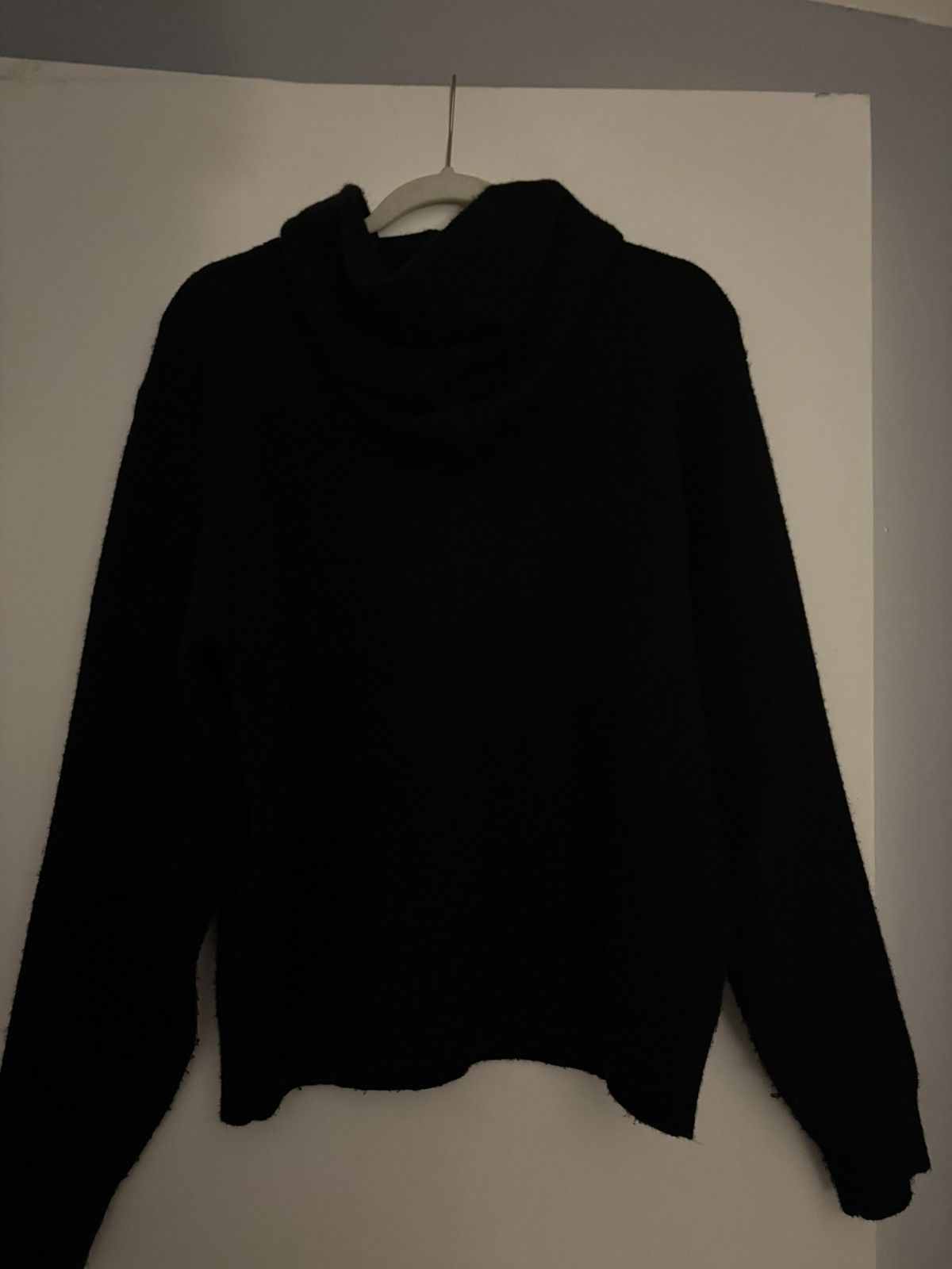 Fugazi Fugazi White Collar Knit Hoodie Black Size US S / EU 44-46 / 1 - 2 Thumbnail