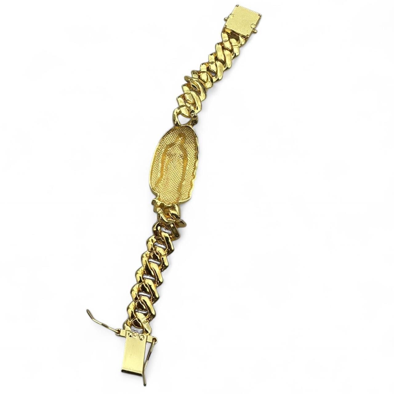 Other 14k gold tone Iced out Virgin Marry bracelet Size ONE SIZE - 2 Thumbnail