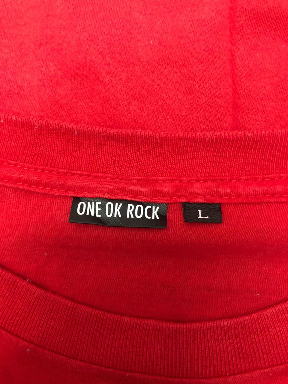 Band Tees vintage Rock Band 2011 One Ok Rock-Reference tour red tees Size US L / EU 52-54 / 3 - 7 Thumbnail