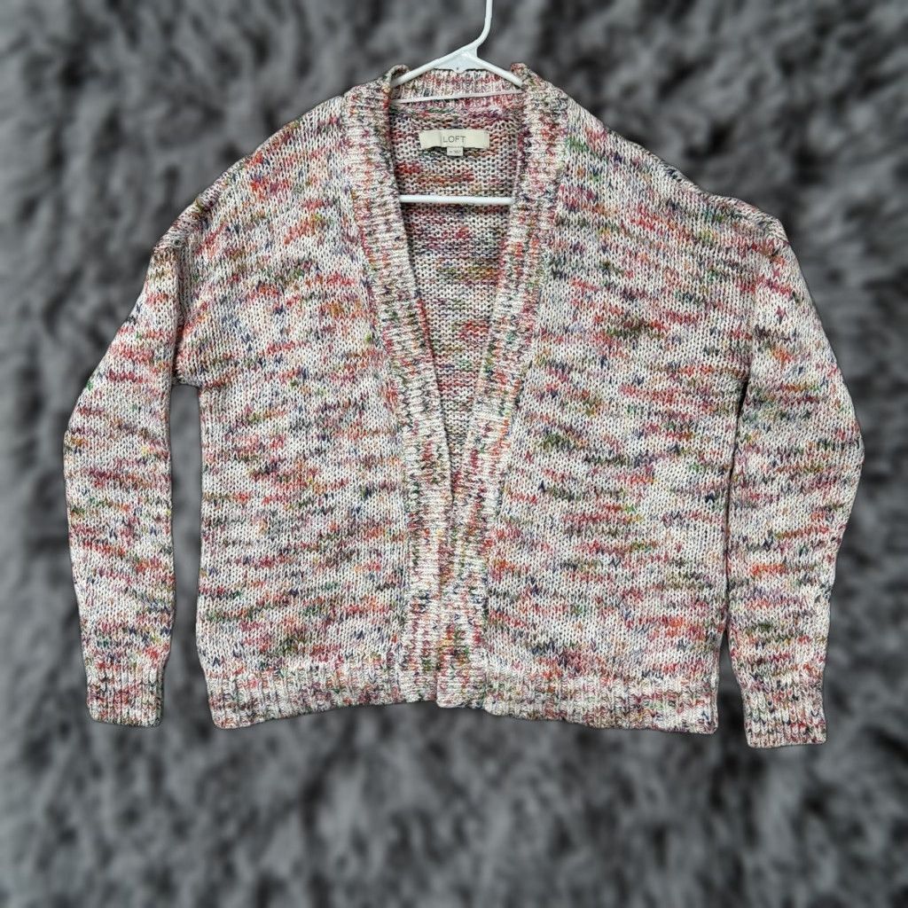 Loft VINTAGE LOFT Cardigan Sweater M Open Front Cozy Layering Boho Cottagecore Grandmacore Size M / US 6-8 / IT 42-44 - 1 Thumbnail