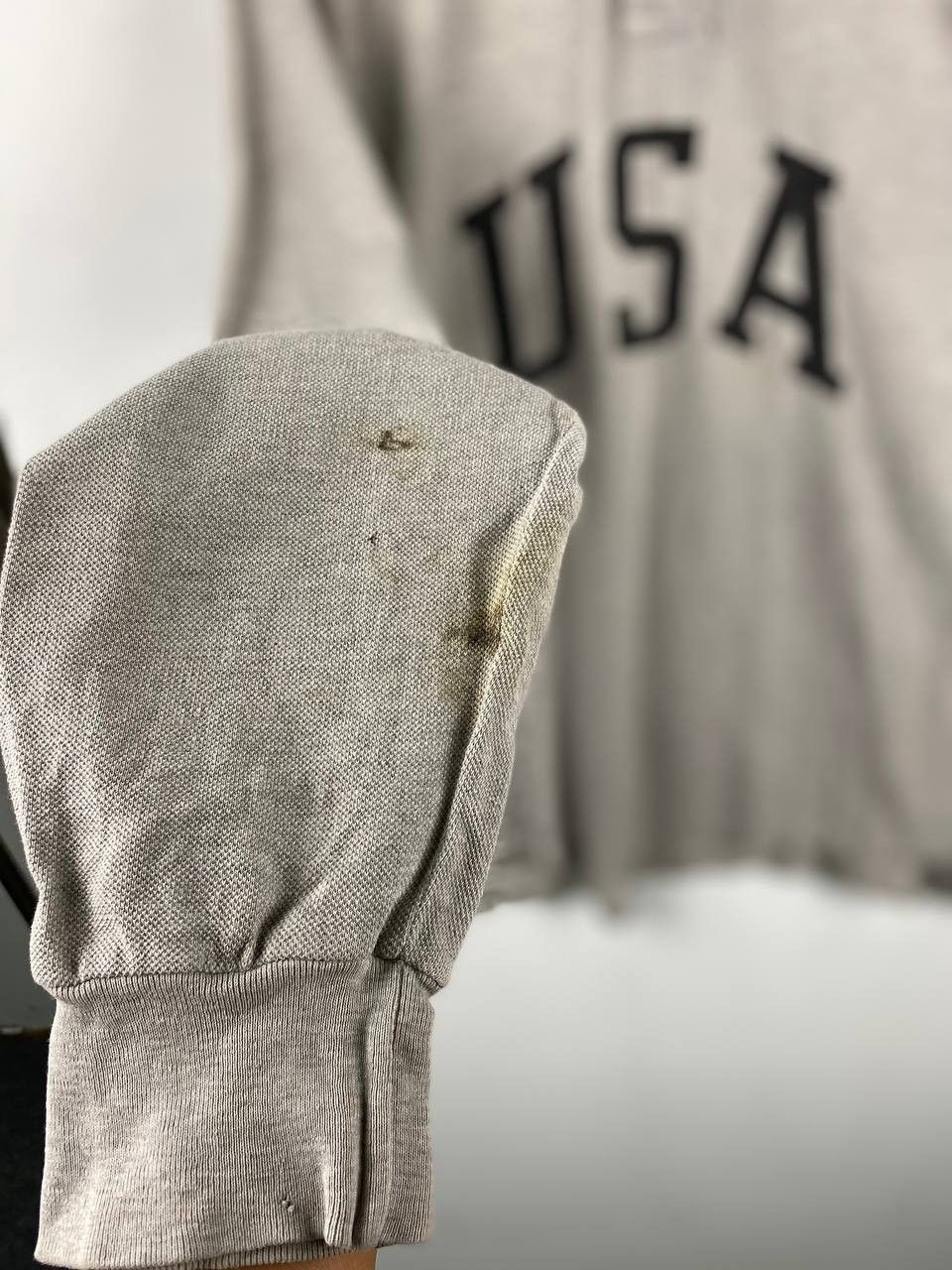 Polo Ralph Lauren vintage polo sport ralph lauren usa polo tee distressed Size US L / EU 52-54 / 3 - 4 Thumbnail