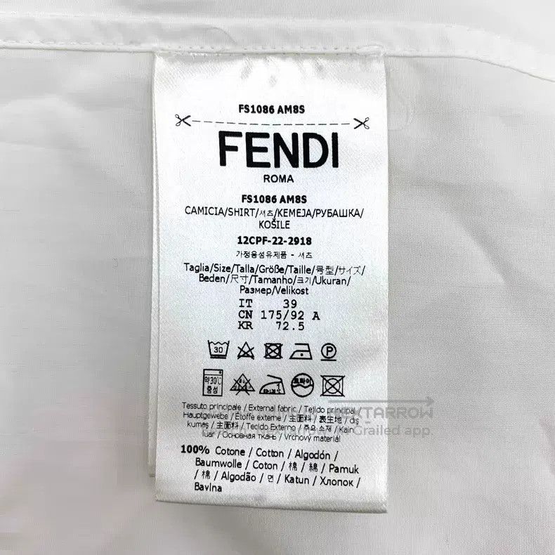Fendi Fendi size 39 22 Model White Multi-Pocket Cotton Collar Sin Size US XS / EU 42 / 0 - 7 Thumbnail