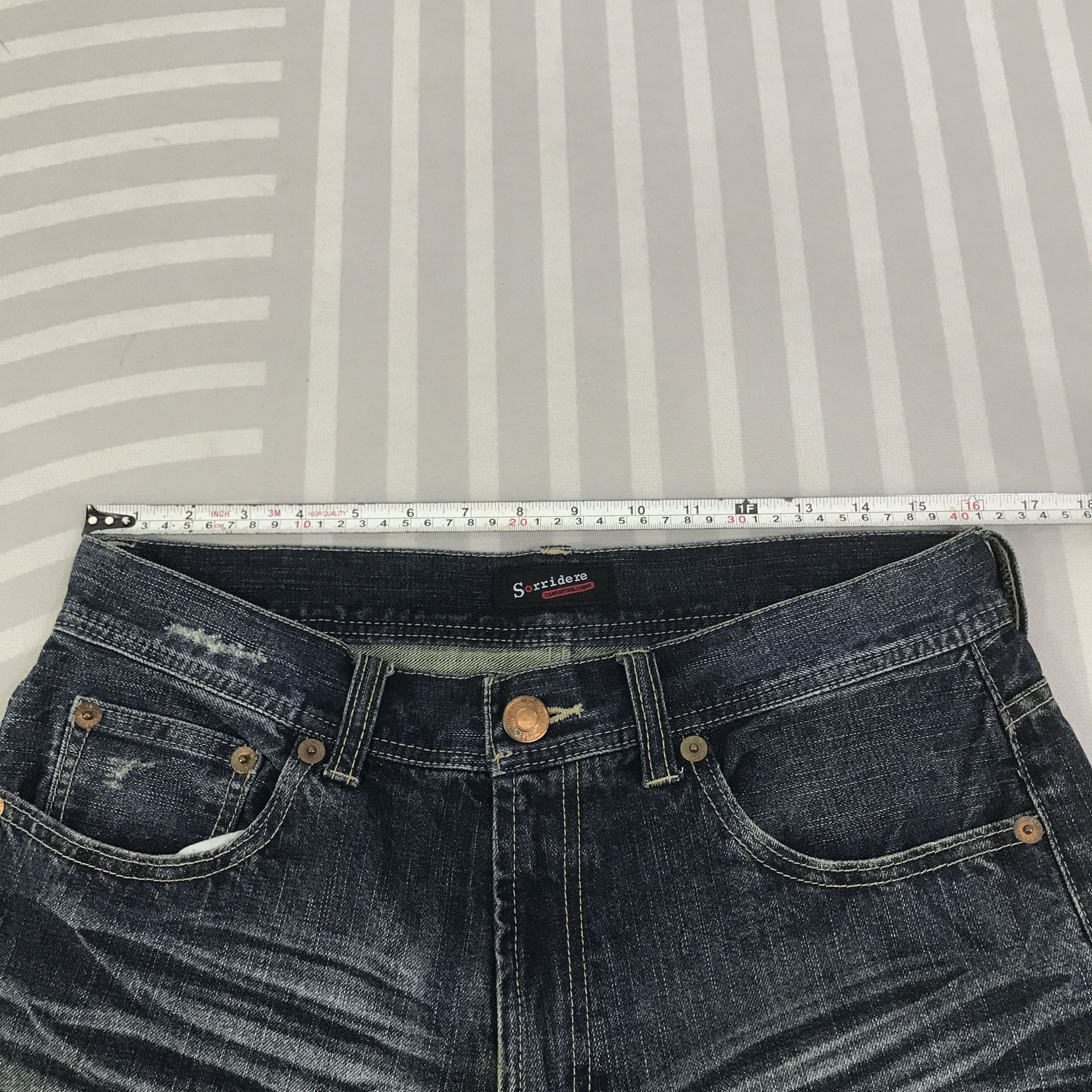 Japanese Brand Vintage Sorridere Punk Denim Japan Jeans K130B2 Size US 32 / EU 48 - 7 Thumbnail