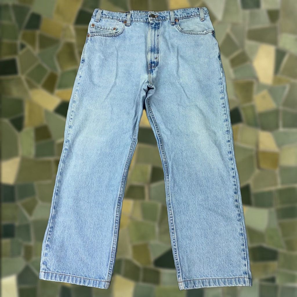 Levi's VINTAGE Levi's 505 Jeans - Jeans - Men - 36x30 - Light Wash - 90s Grunge Retro - Regular Straight Fit #5-Pocket - USA Made Size US 34 / EU 50 - 1 Thumbnail