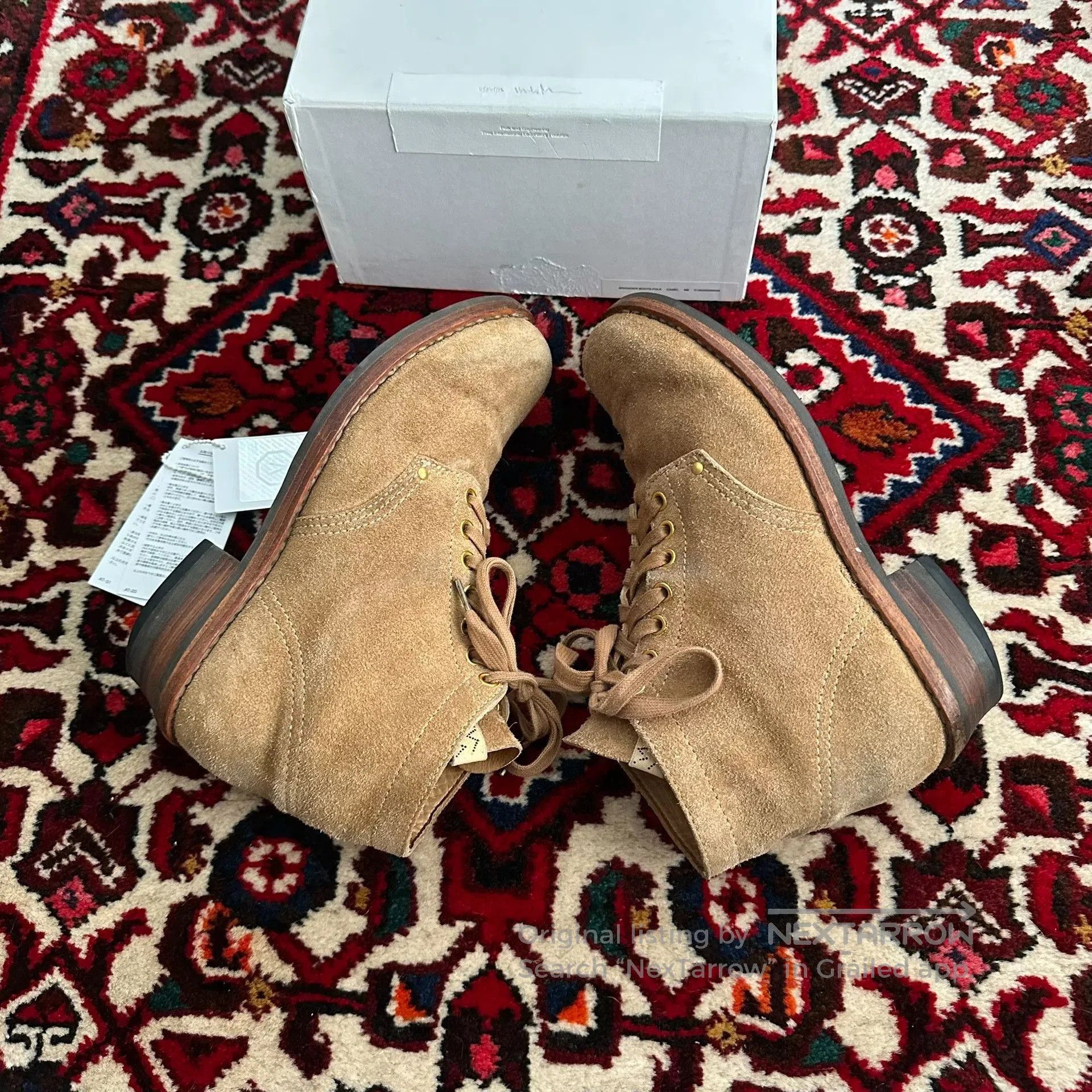 Visvim visvim brigadier suede boots in camel. Size US 8 / EU 41 - 4 Thumbnail