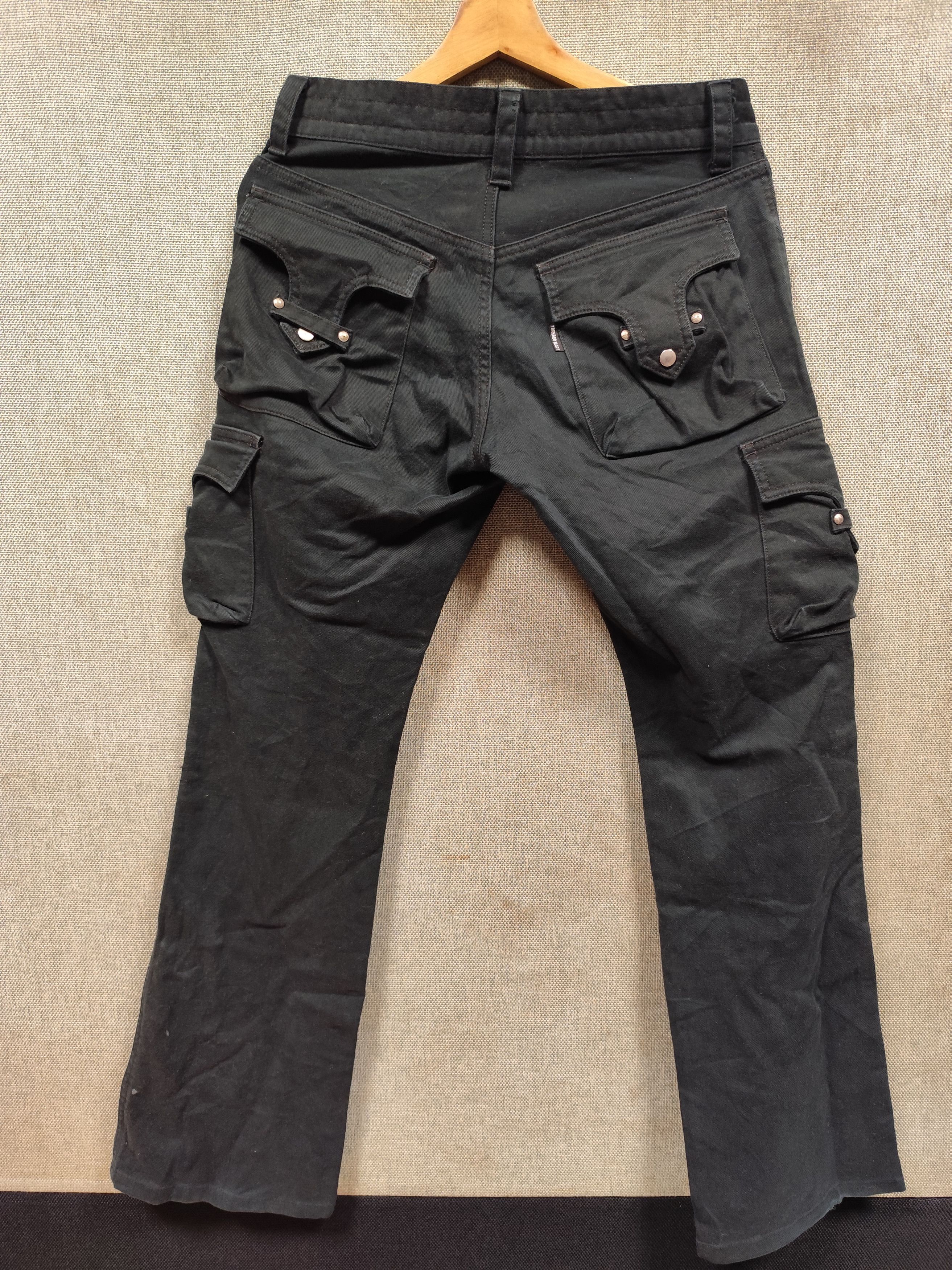 Tornado Mart Multi Pocket Bondage Flare Pants