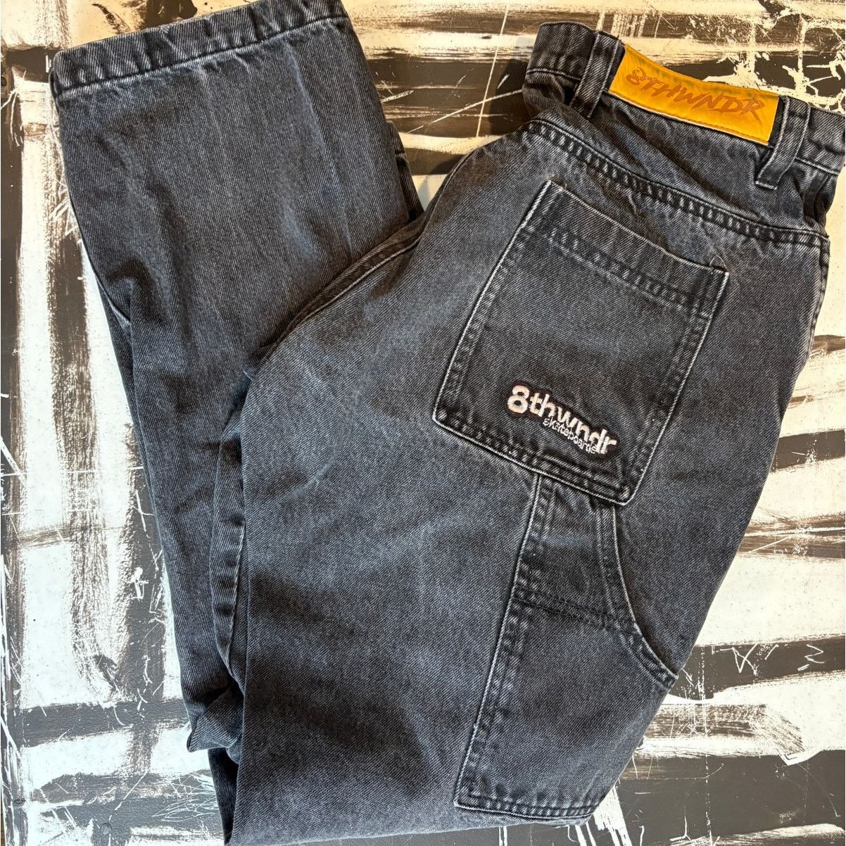 8THWNDR 8THWNDR Double Knee Denim Pant Carpenter Jean y2k - 2021 Size US 30 / EU 46 - 1 Thumbnail