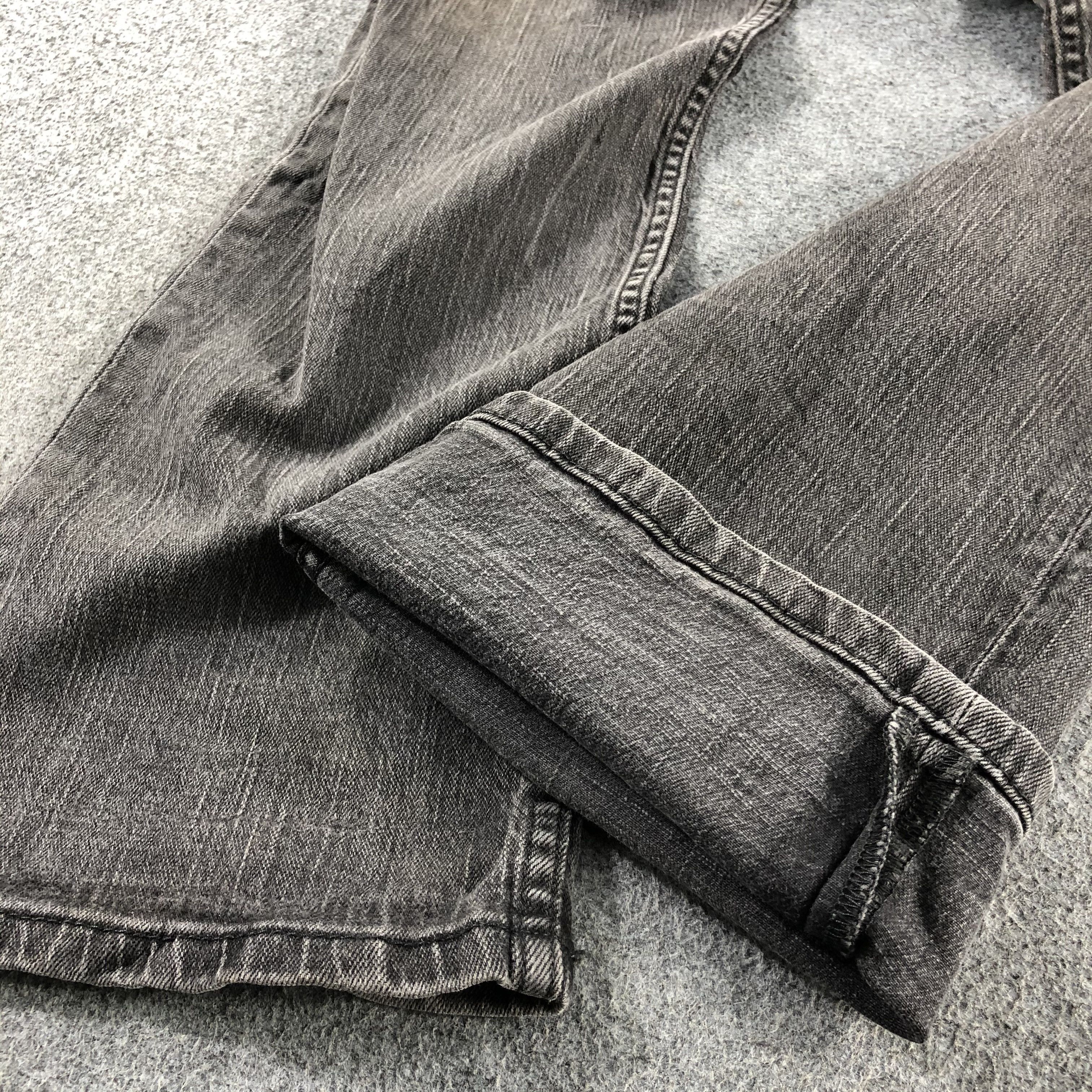 Levi's Vintage Faded Black Levis 514 Jeans-J2380 Size US 36 / EU 52 - 6 Thumbnail