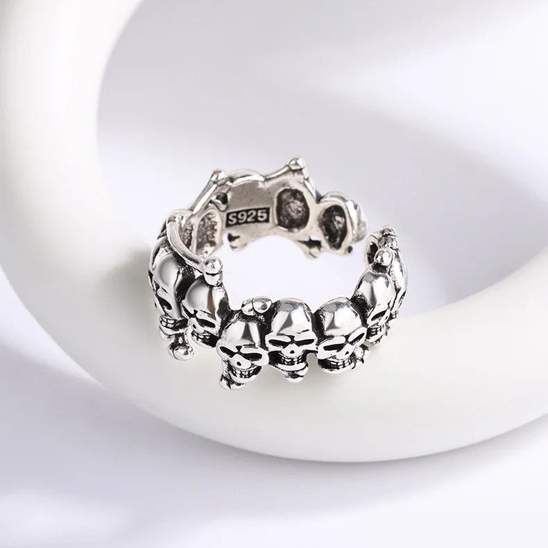 Jewelry Personality Skull Ring Size ONE SIZE - 3 Thumbnail