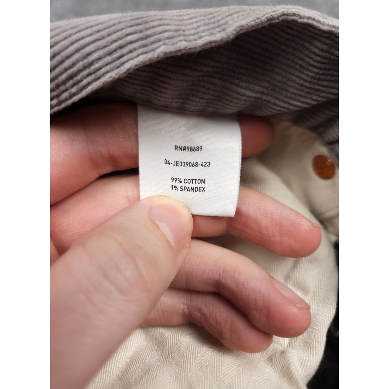 Todd Snyder Todd Snyder Pants Men 28 x 32 Gray Slim Stretch Corduroy Slim Straight Size US 28 / EU 44 - 6 Thumbnail