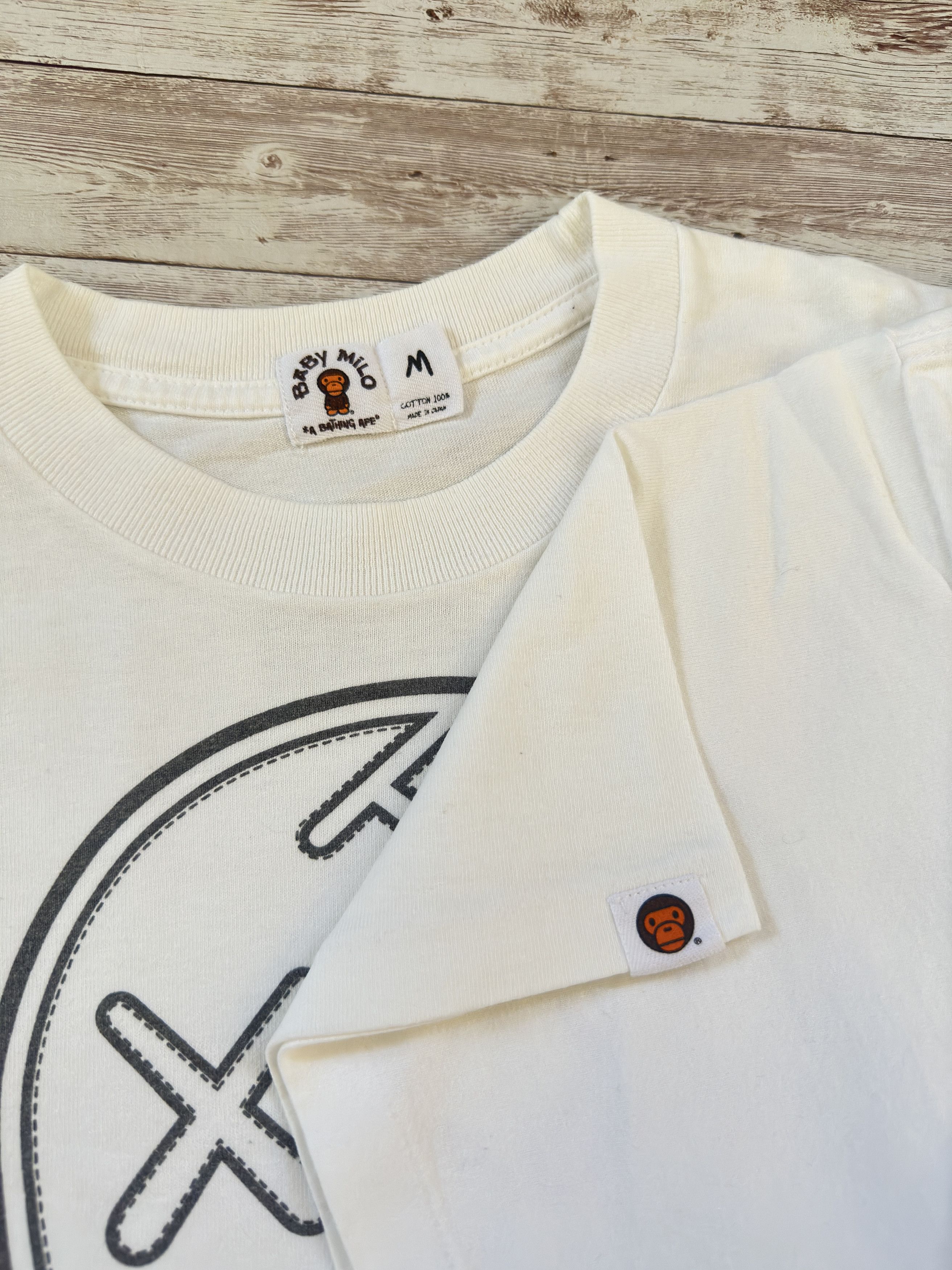 Bape × Kaws Baby Milo Skull Tee Size US M / EU 48-50 / 2 - 4 Thumbnail