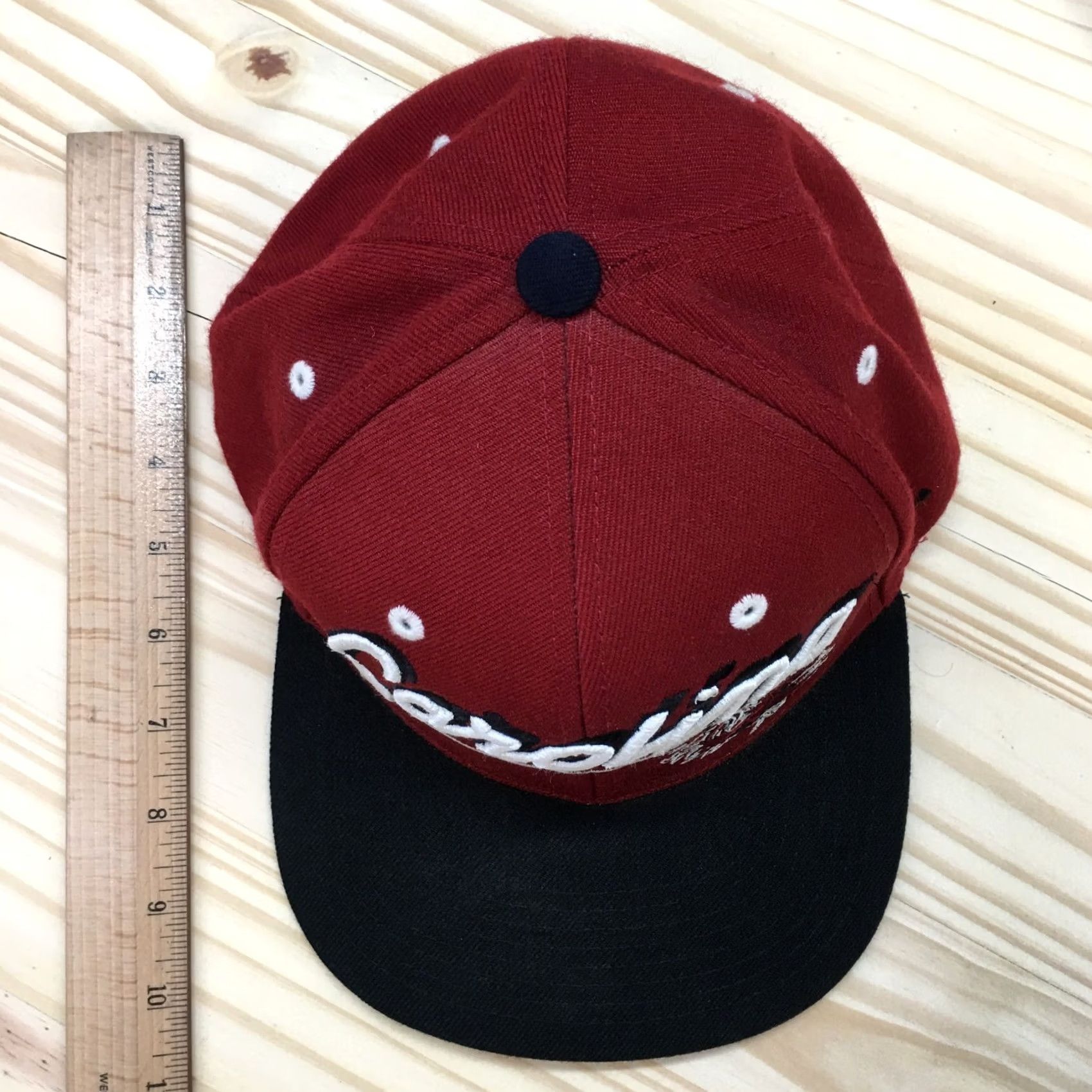 Zephyr Carolina Gamecocks Zephyr Baseball Cap Mens Red OS Curved Brim Embroidered Logo Size ONE SIZE - 3 Thumbnail