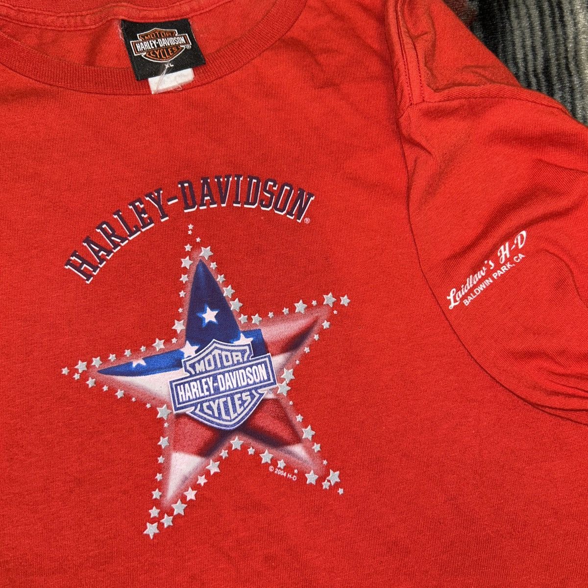 Harley Davidson Harley Davidson Baldwin Park 2004 tee Size US XL / EU 56 / 4 - 2 Thumbnail