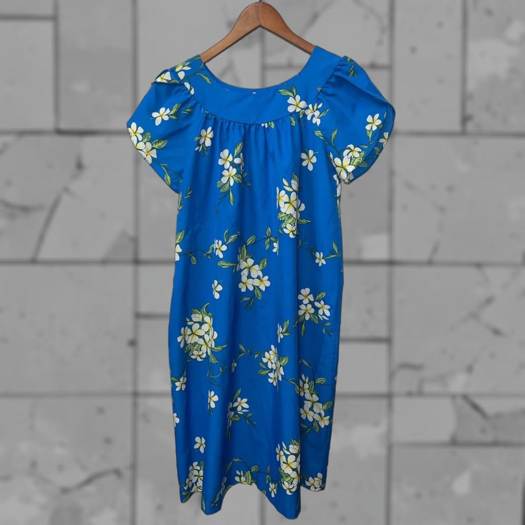 Hilo Hattie VTG Hilo Hatties Blue Hawaiian Dress Womens Size S Size S / US 4 / IT 40 - 1 Thumbnail