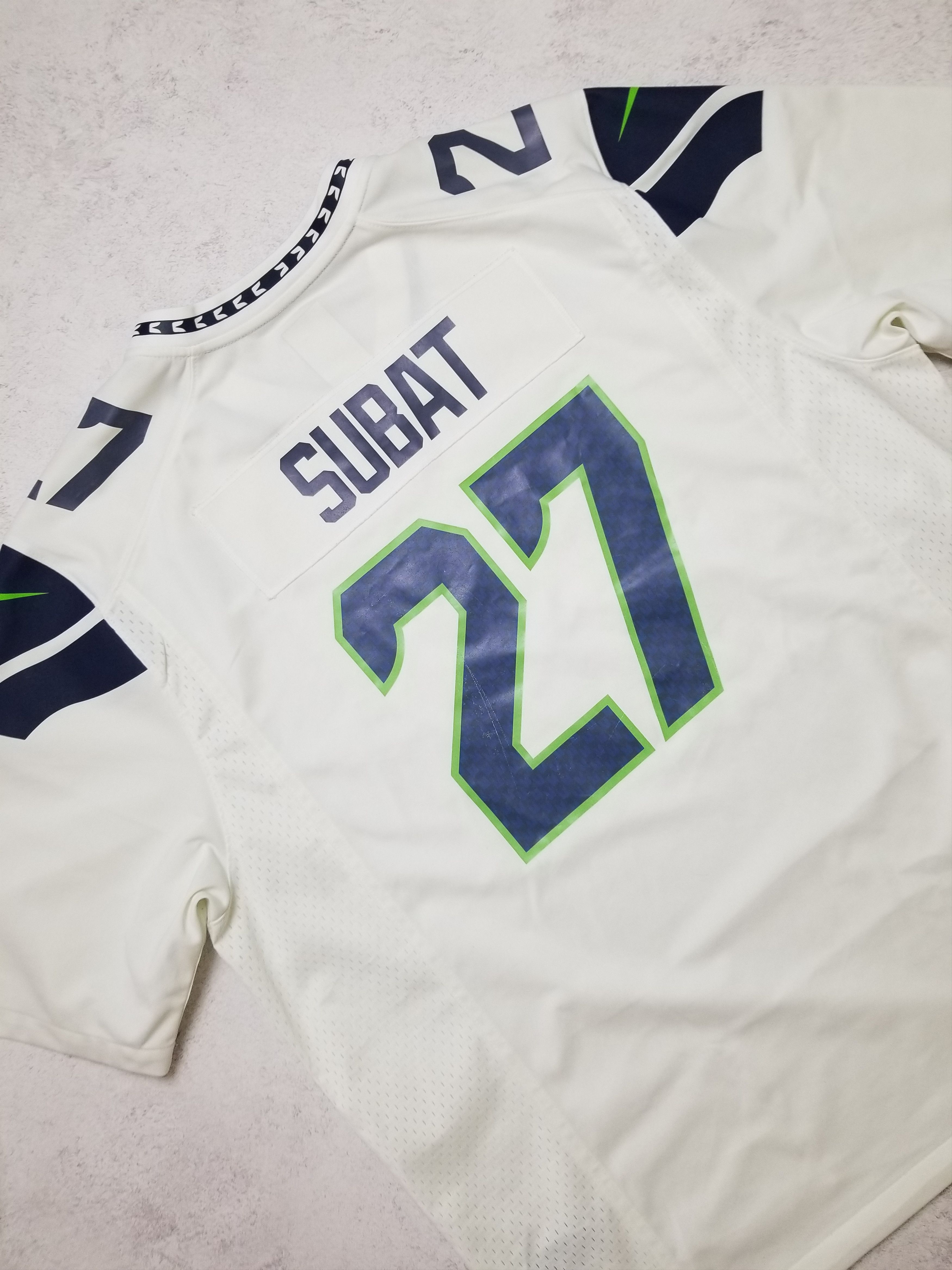Nike Nike Seattle Seahawks # 27 Subat NFL Jersey Size US XXL / EU 58 / 5 - 17 Thumbnail