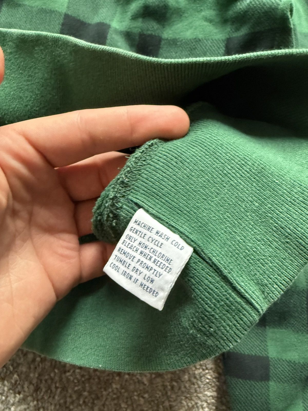Polo Ralph Lauren Polo Ralph Lauren Plaid Hoodie XXL • Green Black • Vintage Size US XXL / EU 58 / 5 - 5 Thumbnail