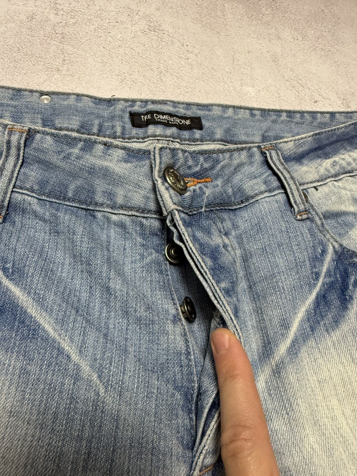 Japanese Brand Sick Vintage Baggy Jeans Japanese Distressed Wash Pants 90s Size US 36 / EU 52 - 6 Thumbnail