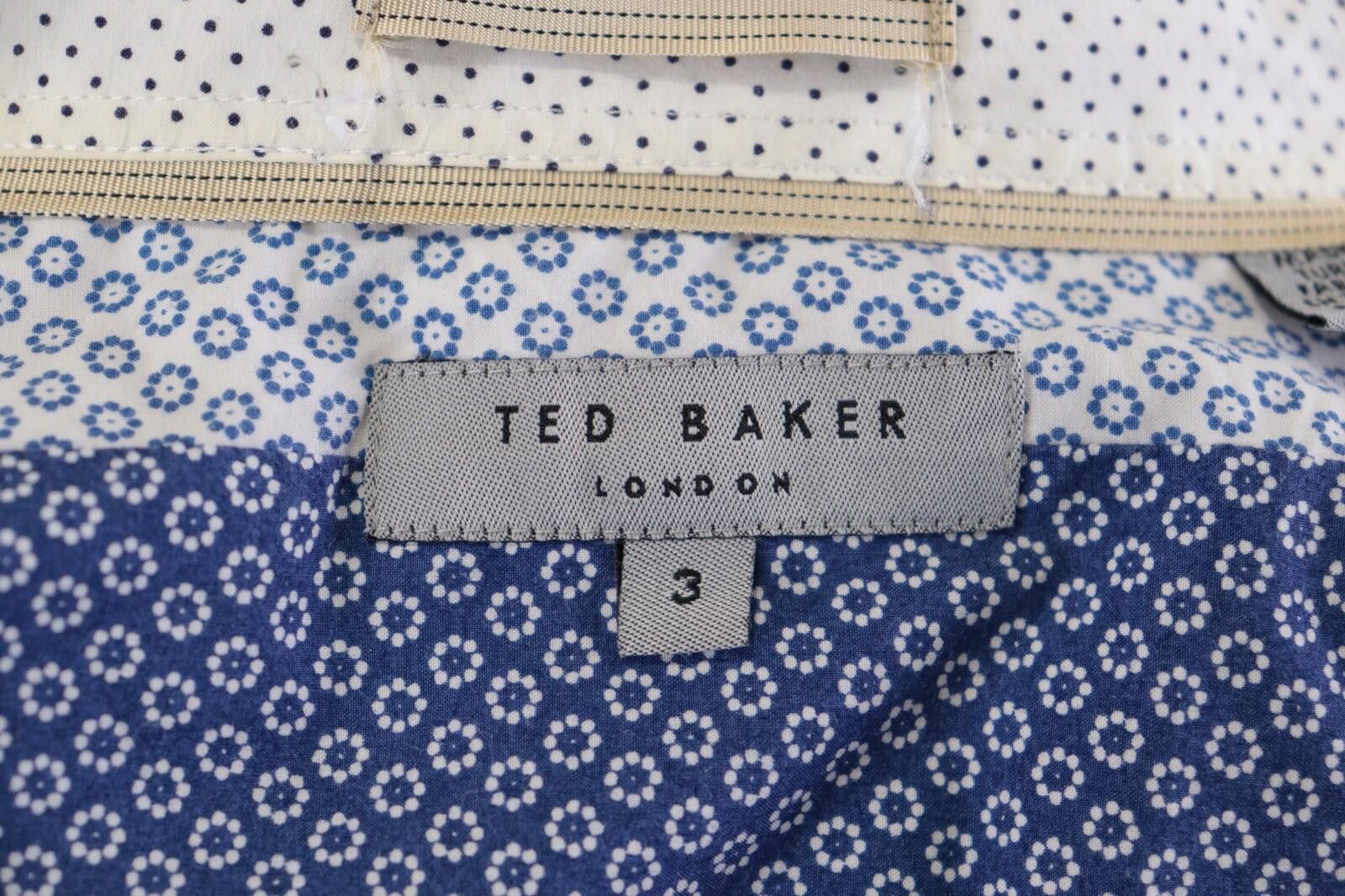 Ted Baker Ted Baker London Luxury Pink Dress Shirt Size 3 Size US M / EU 48-50 / 2 - 11 Thumbnail