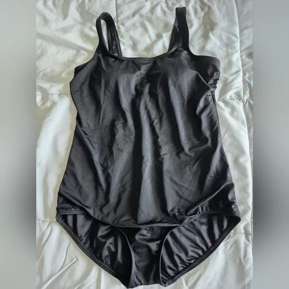 Lands' End Full Coverage One-Piece Swimsuit Sz 16 Size ONE SIZE - 6 Thumbnail