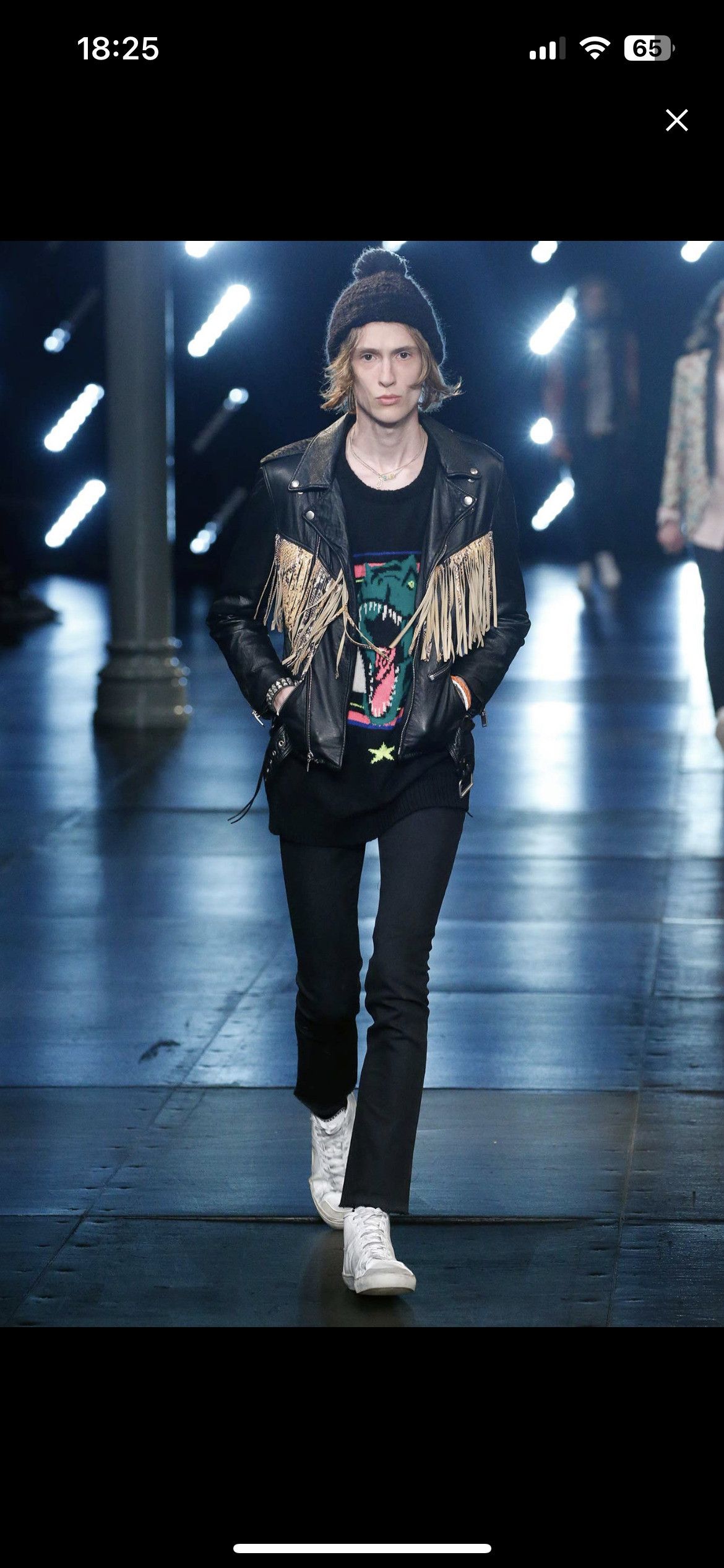 image of Hedi Slimane x Saint Laurent Paris Skinny Jeans D01 M/sk-Mw From 2015 in Black, Men's (Size 32)