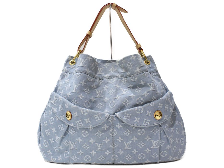 Louis Vuitton Daily GM Blue Monogram Denim XL Bag