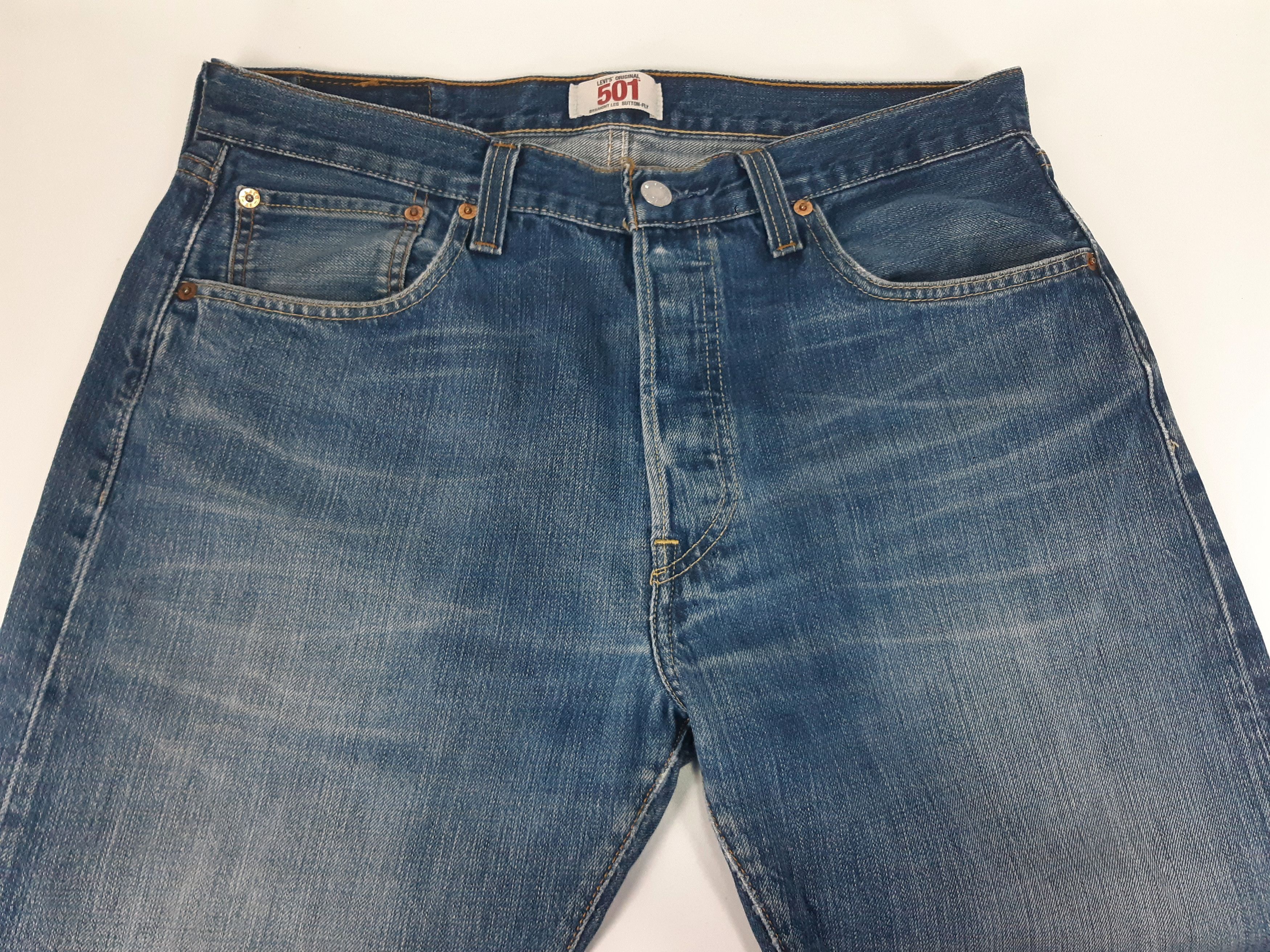 Levi's Vintage LEVI'S 501 Button Fly made in Hungary W34L34 Size US 34 / EU 50 - 3 Thumbnail