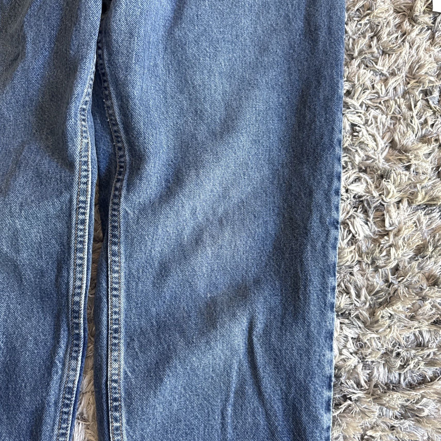 Levi's VINTAGE Levi’s 550 Jeans 90s Blue Denim Relaxed Fit Tapered Men’s 32x29 HTF Jeans Mens Size US 32 / EU 48 - 7 Thumbnail