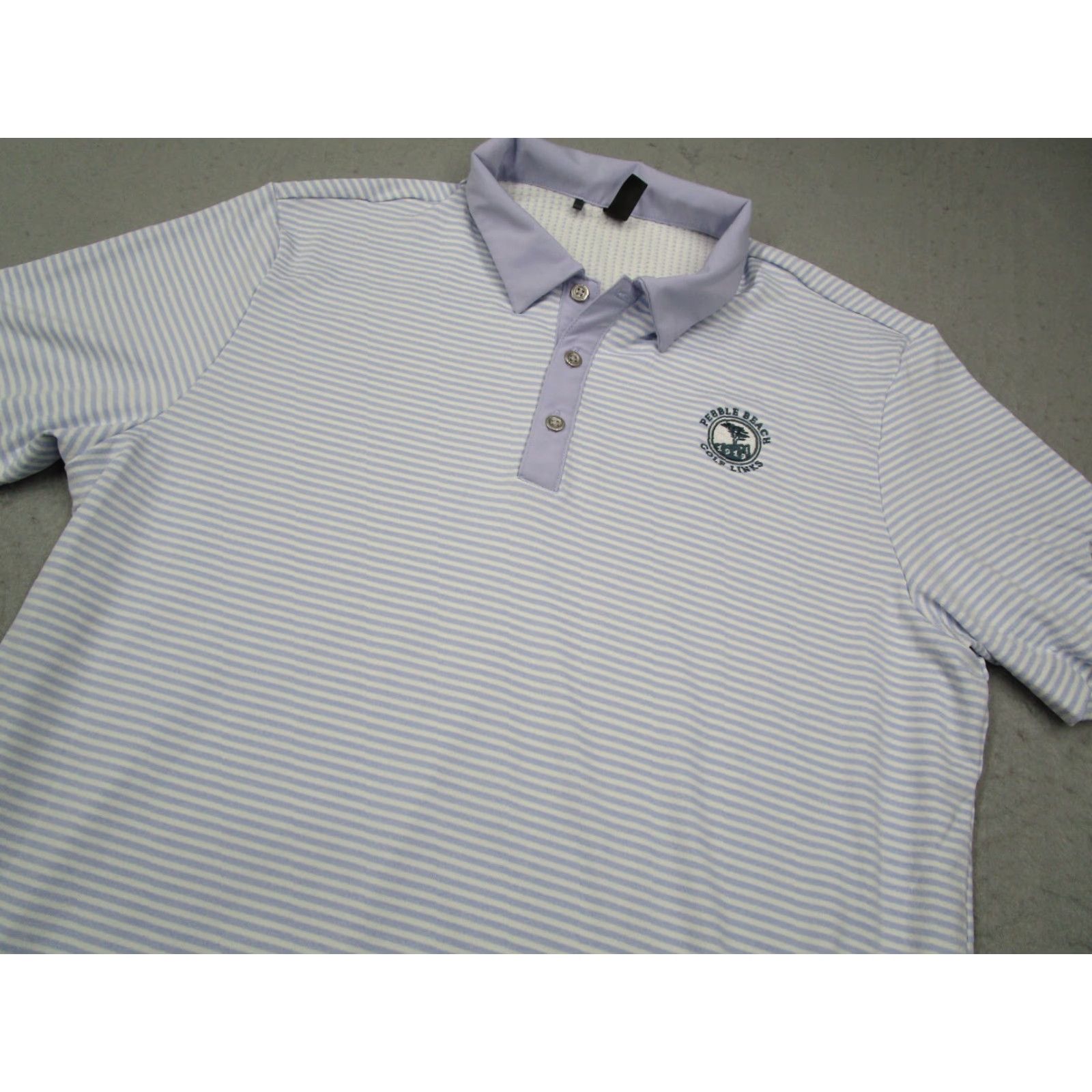 Adidas ADIDAS GOLF Shirt Mens Large Purple Primegreen Performance Polo Pebble Beach Golf Size US L / EU 52-54 / 3 - 2 Thumbnail