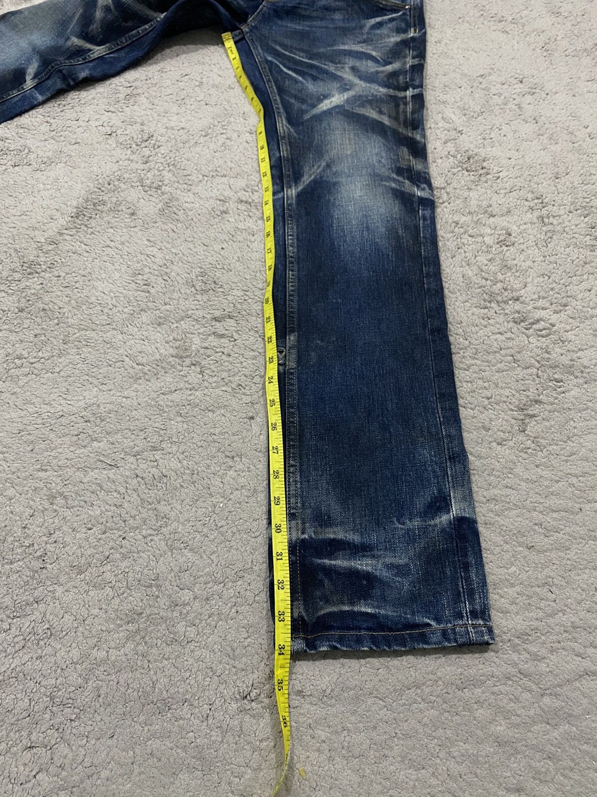 Tornado Mart NEED GONE ‼️ Rattle Trap Distressed Rusty Denim Jeans Punk Size US 31 - 18 Thumbnail