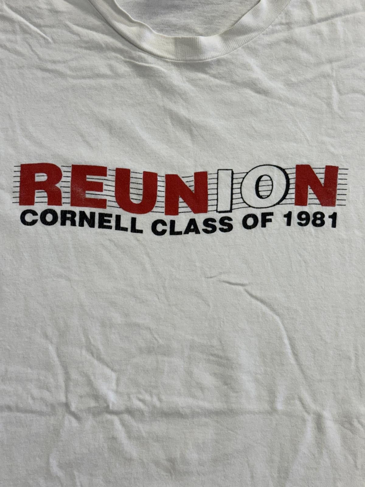 Hanes Vintage Cornell University T-shirt 10 Year Reunion Tee 1991 Size US XL / EU 56 / 4 - 3 Thumbnail