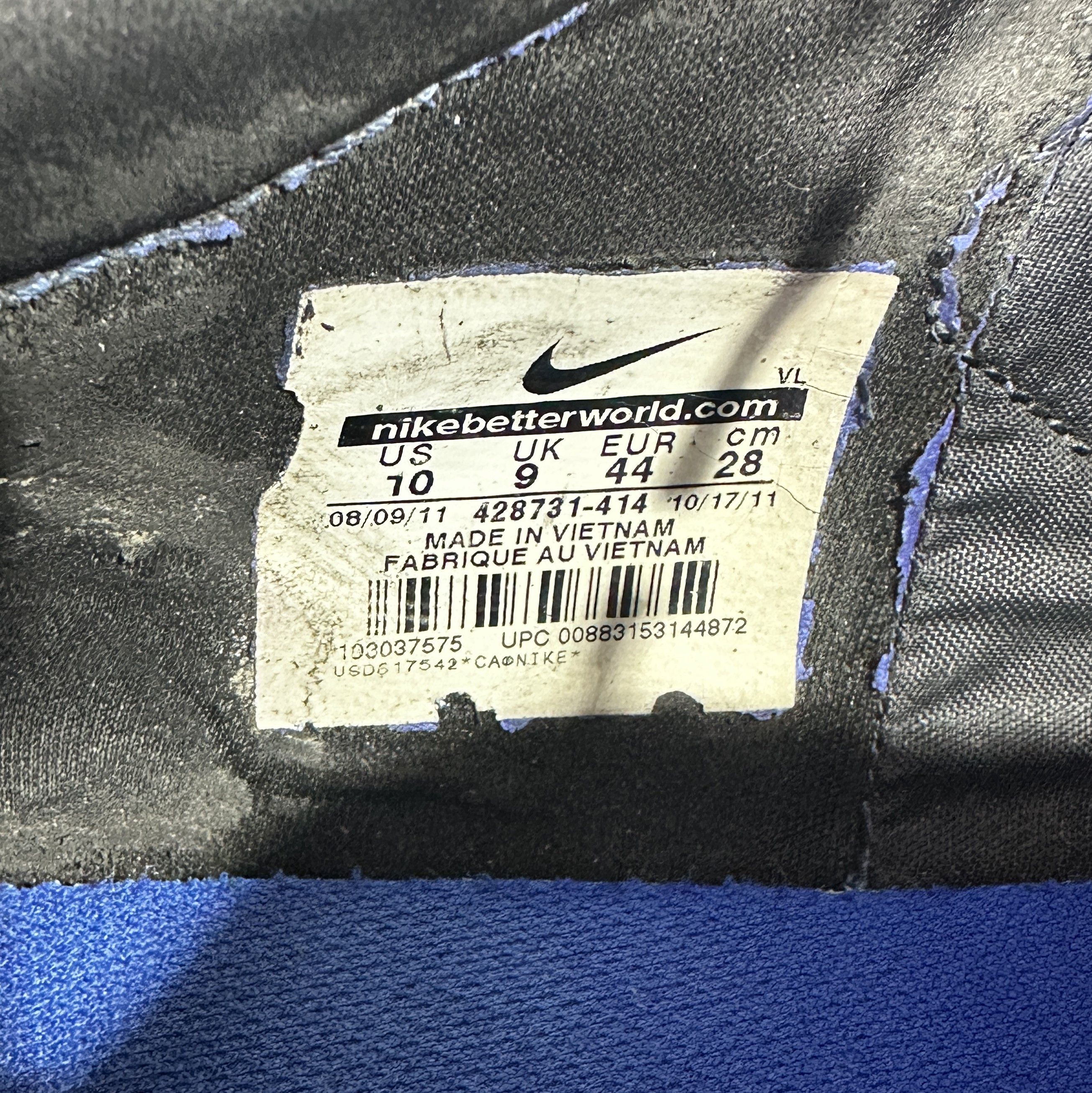 Nike Nike CTR360 Libretto II FG Men's Football Cleats Boots Blue Size US 10 / EU 43 - 12 Thumbnail