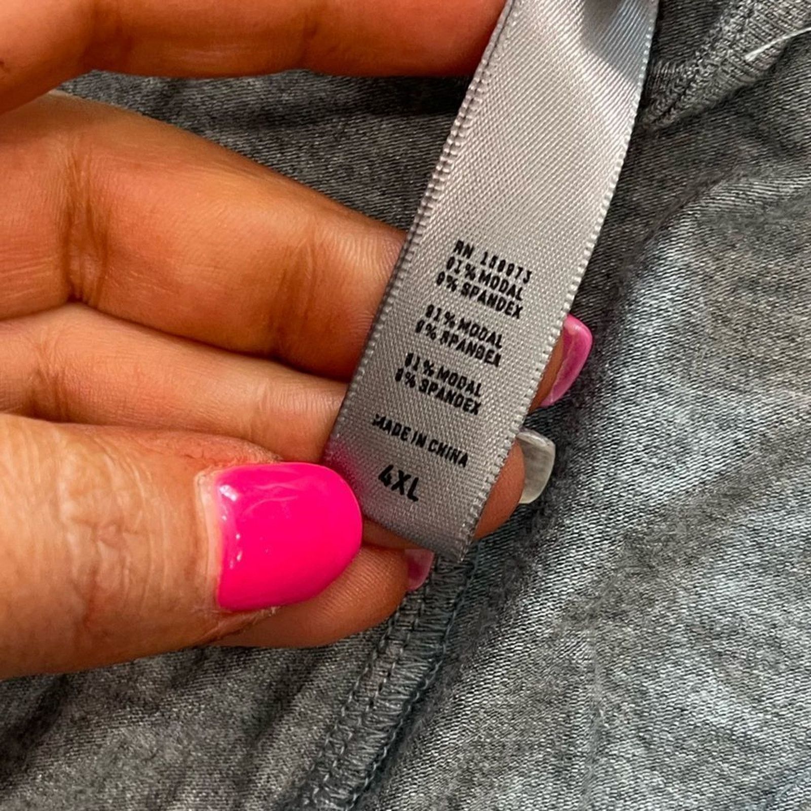 SKIMS NWOT Skims Soft Lounge Sleep Pant Heathered Gray Size 4X Size 27" / US 4 / IT 40 - 4 Thumbnail