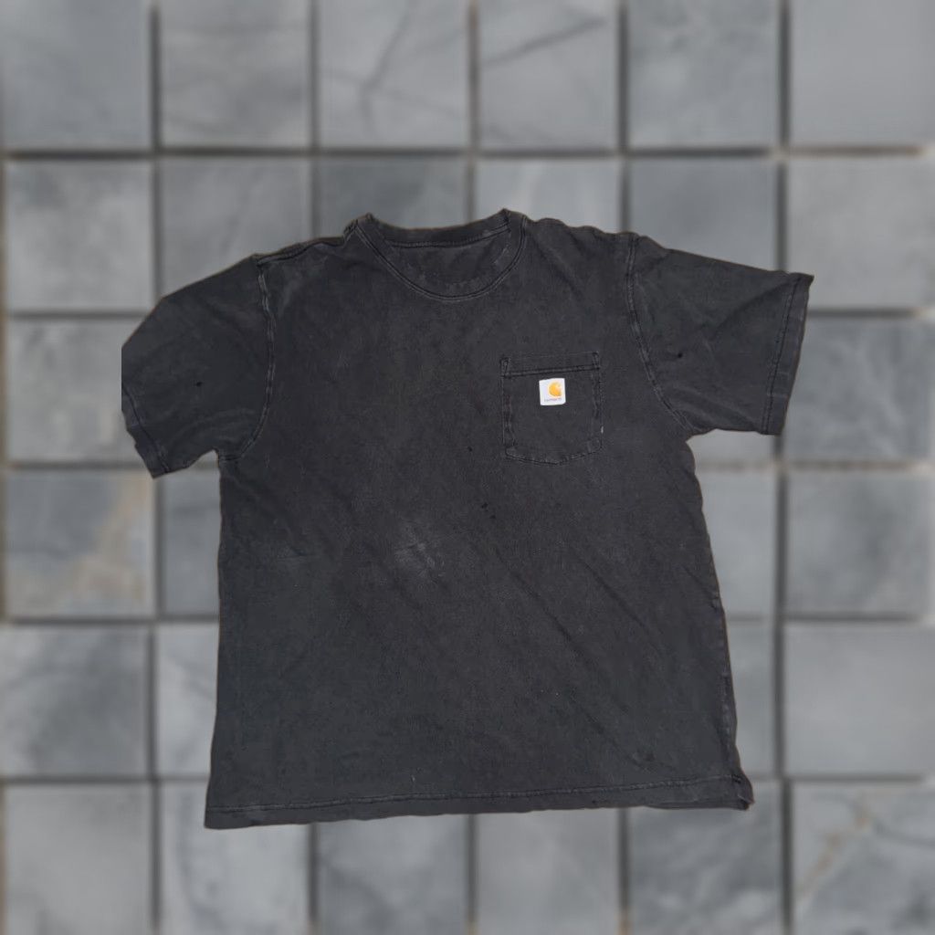 Carhartt Carhartt Pocket T-Shirt Distressed Black 2XL Lightweight Mens Shirt Pocket Black 2XL Distressed Casual Wear Size US XXL / EU 58 / 5 - 1 Thumbnail