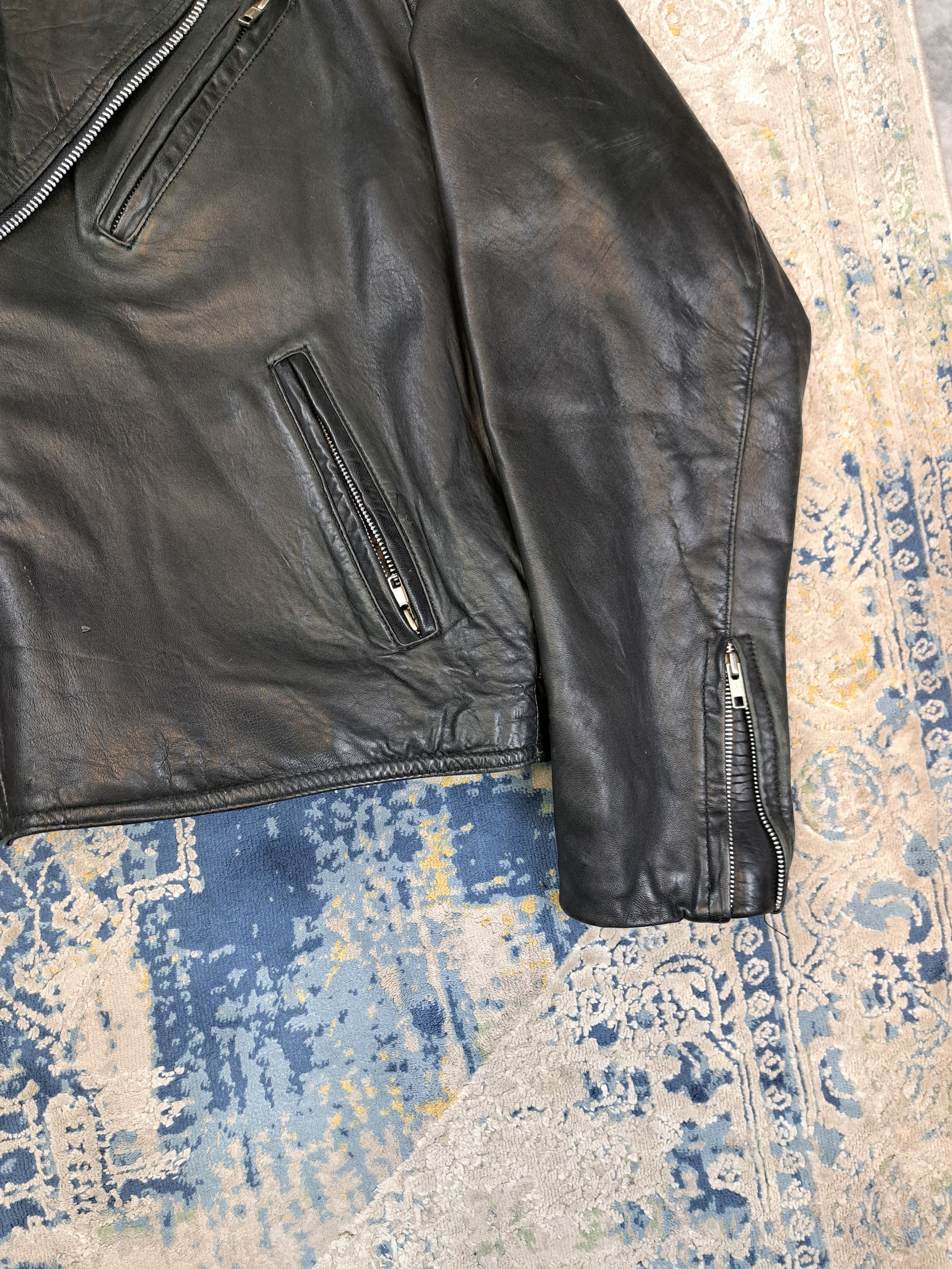 Hard Rock Cafe Vintage Ramones Hard Rock Cafe Leather Jacket Size US XL / EU 56 / 4 - 8 Thumbnail