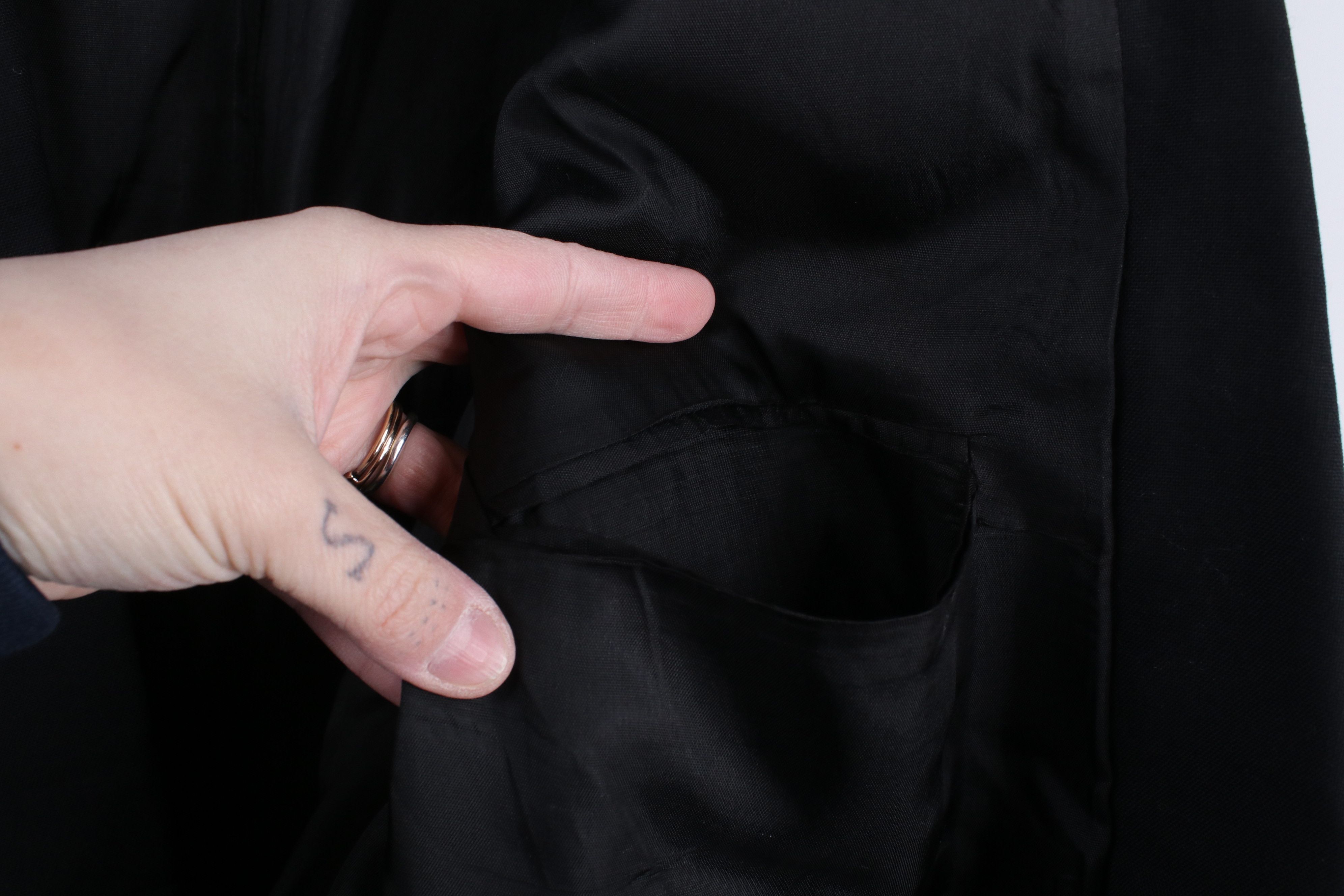 Vintage Vintage 90s Streetwear Suit Coat Blazer Jacket Black USA Size US XXL / EU 58 / 5 - 13 Thumbnail