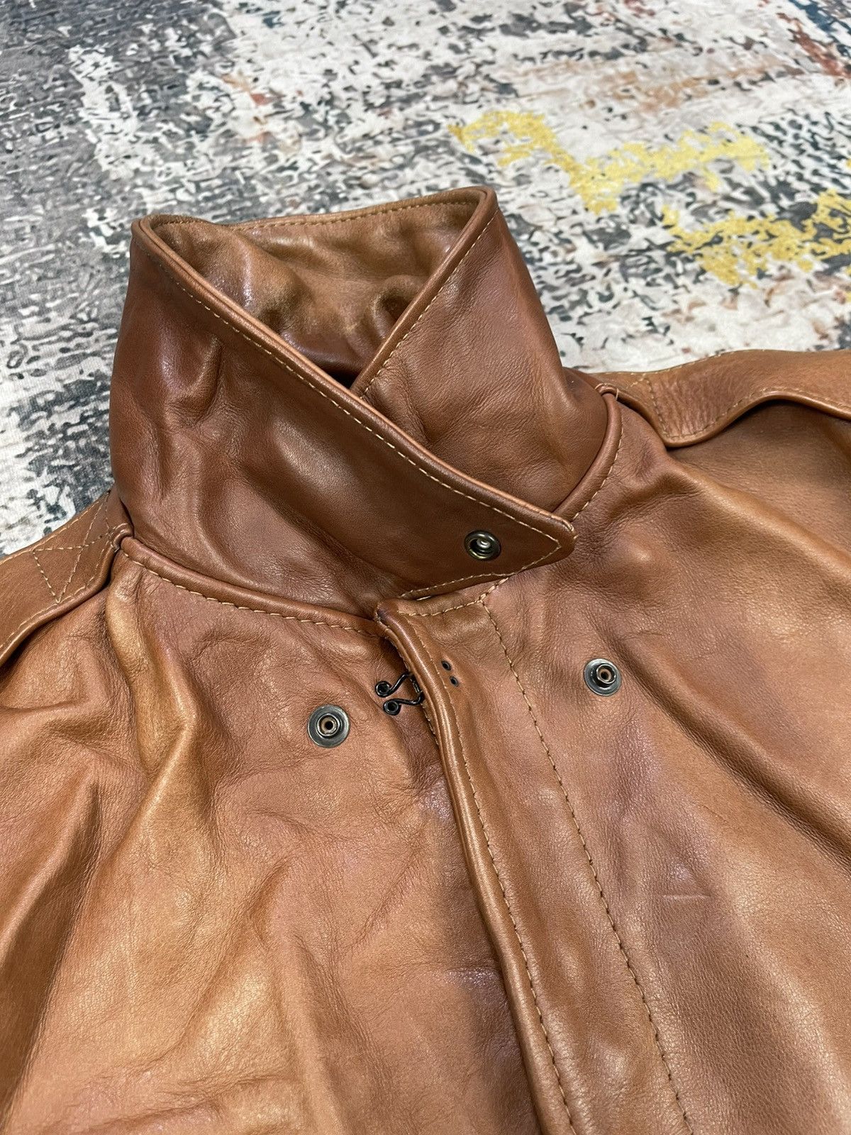 Vtg Vanson Leather Type A-2 Flight Jacket