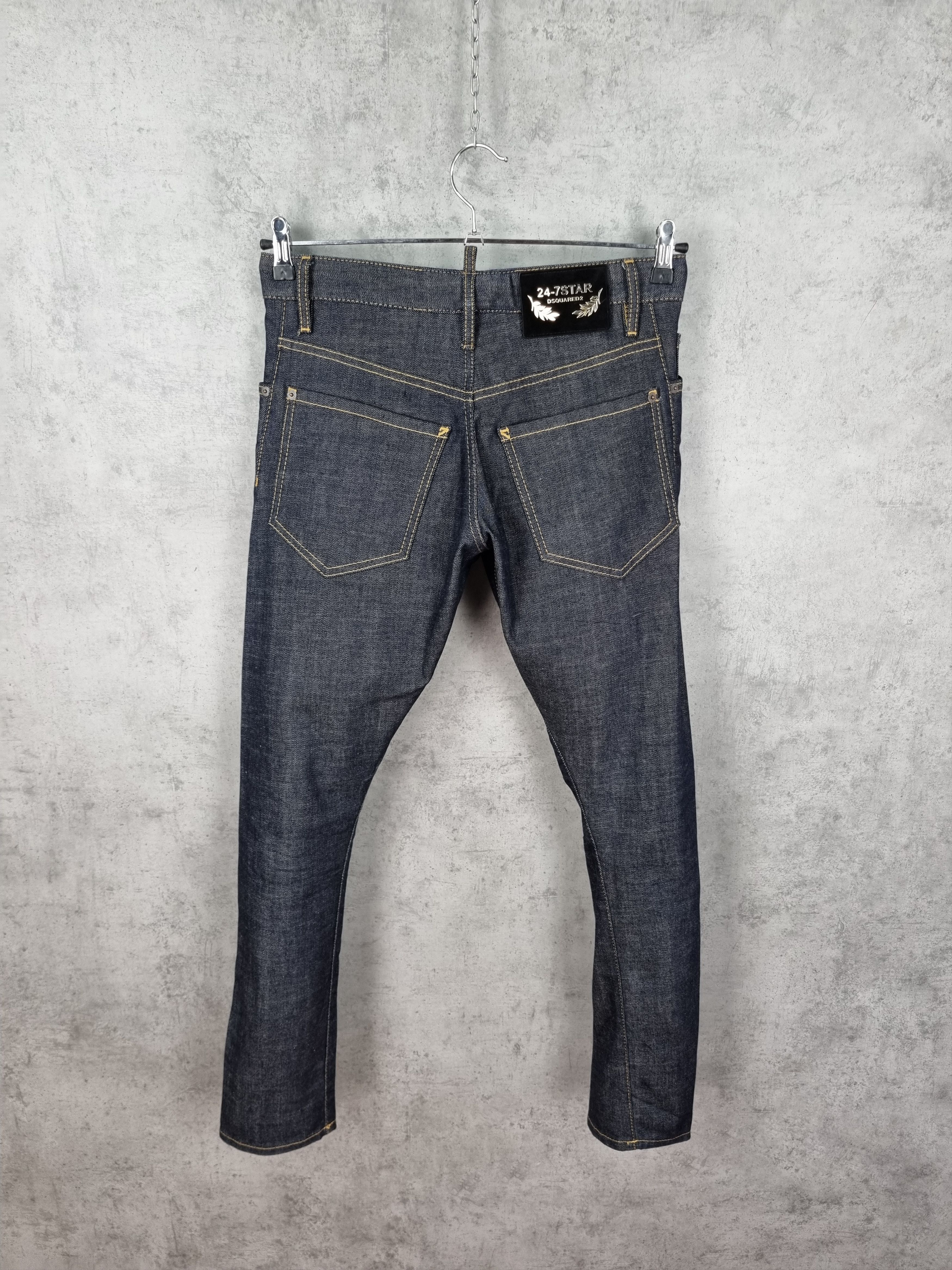Dsquared2 DSQUARED2 Italian Raw Denim Skinny Jeans Size US 32 / EU 48 - 2 Thumbnail