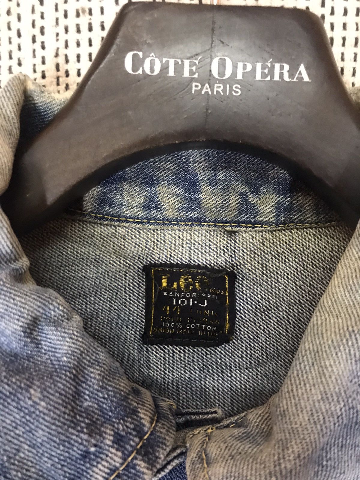 Lee ‼️VINTAGE LEE 70s TRUCKER JACKET DISTRESSED‼️ Size US L / EU 52-54 / 3 - 2 Thumbnail