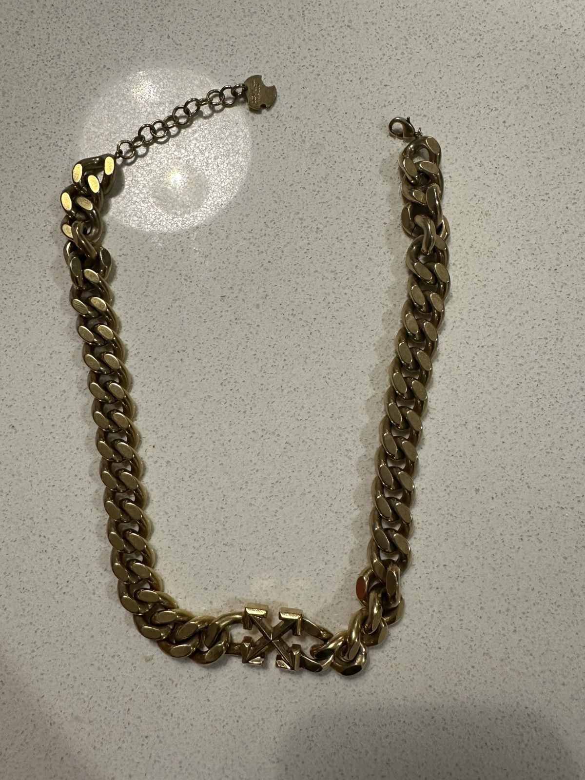 Off-White Off white arrow chain necklace Size ONE SIZE - 2 Thumbnail