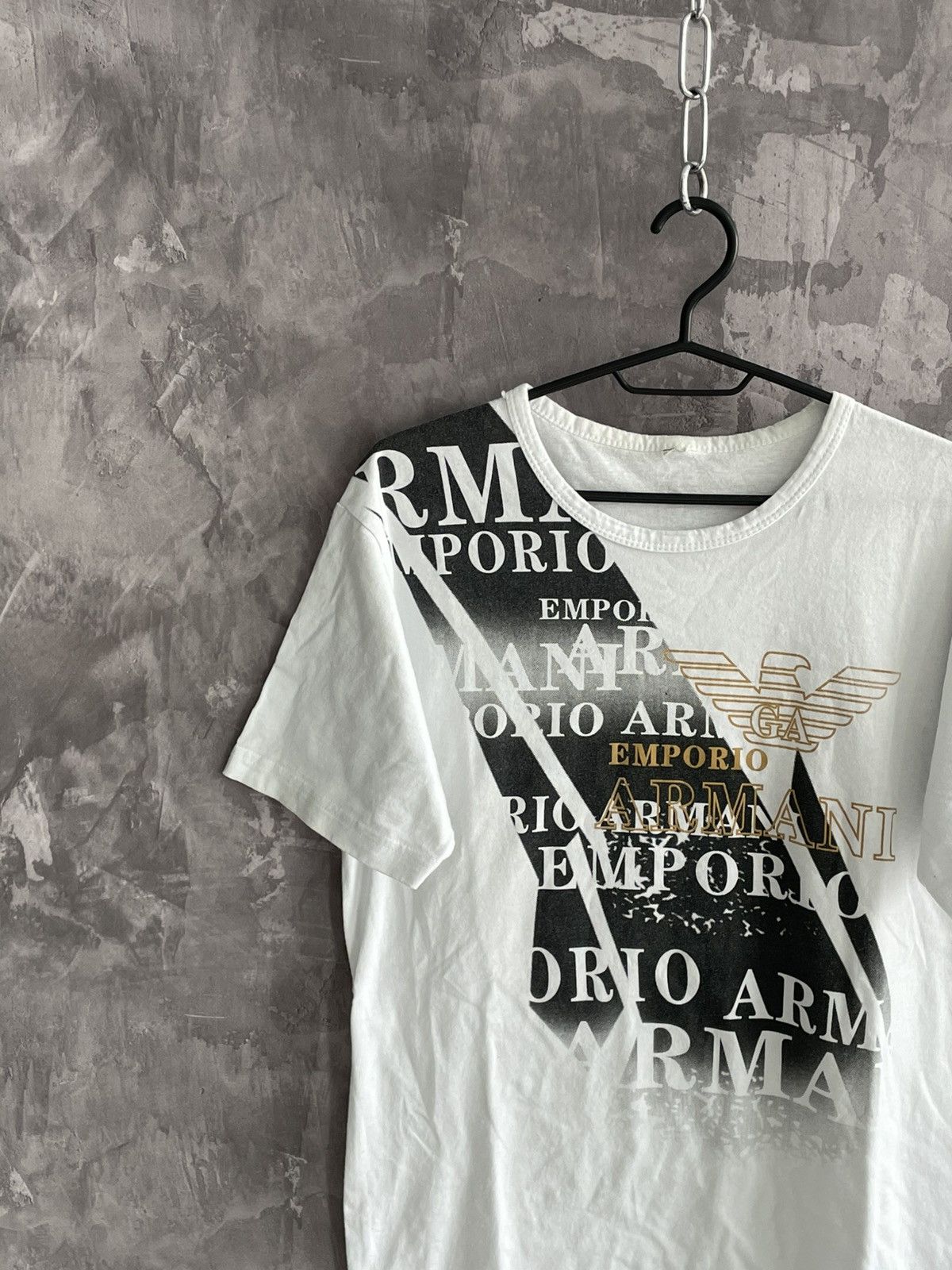Hysteric Glamour × Le Grande Bleu (L.G.B.) Vintage Y2K Hysteric Glamour Style Logo Armani T shirt Size US M / EU 48-50 / 2 - 3 Thumbnail