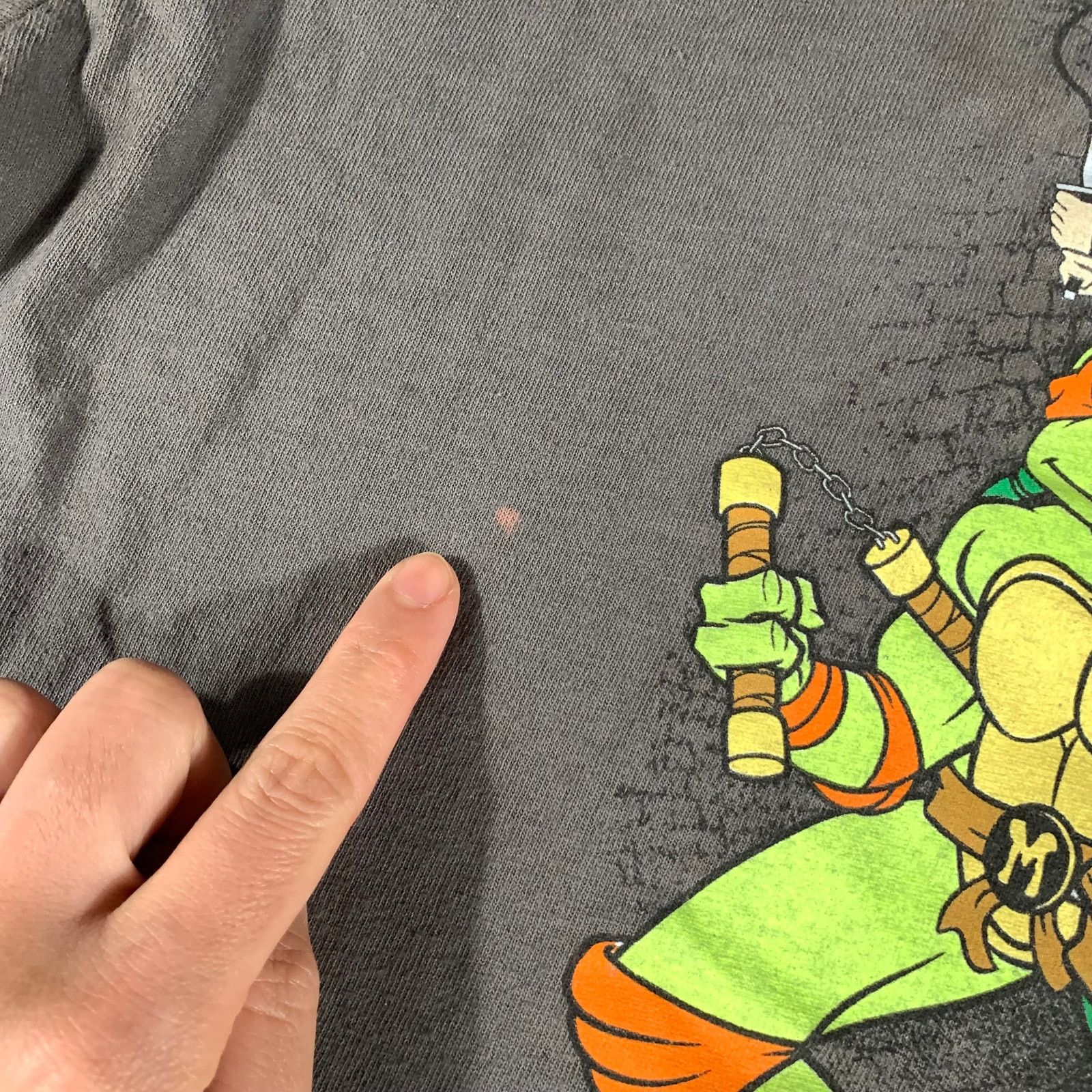 Other Ninja Turtles Womens XL Gray Short Sleeve Crew Neck Size XL / US 12-14 / IT 48-50 - 3 Thumbnail