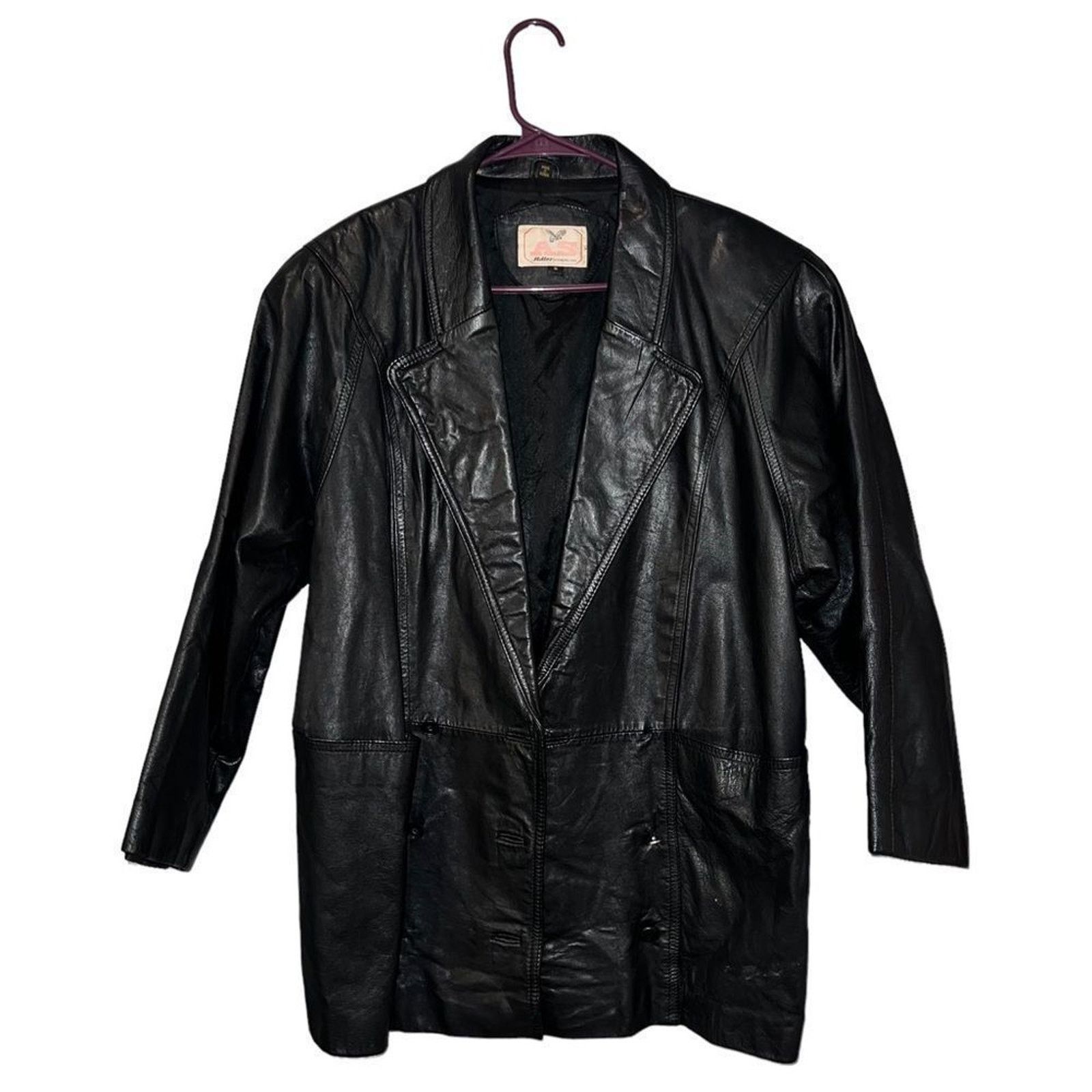 Adler Adler Sovereign Blazer Jacket Mens Small Black Button Front Size US S / EU 44-46 / 1 - 2 Thumbnail