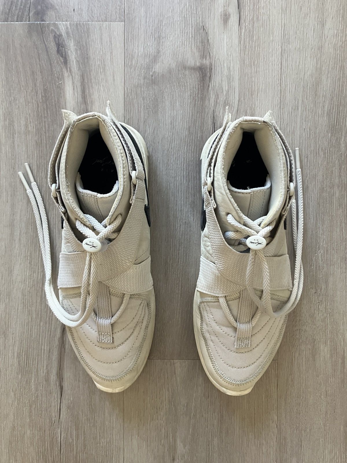 Fear of God × Nike Nike Air Fear of God 1 Raid Light Bone/Black Sail Size US 8 / EU 41 - 3 Thumbnail