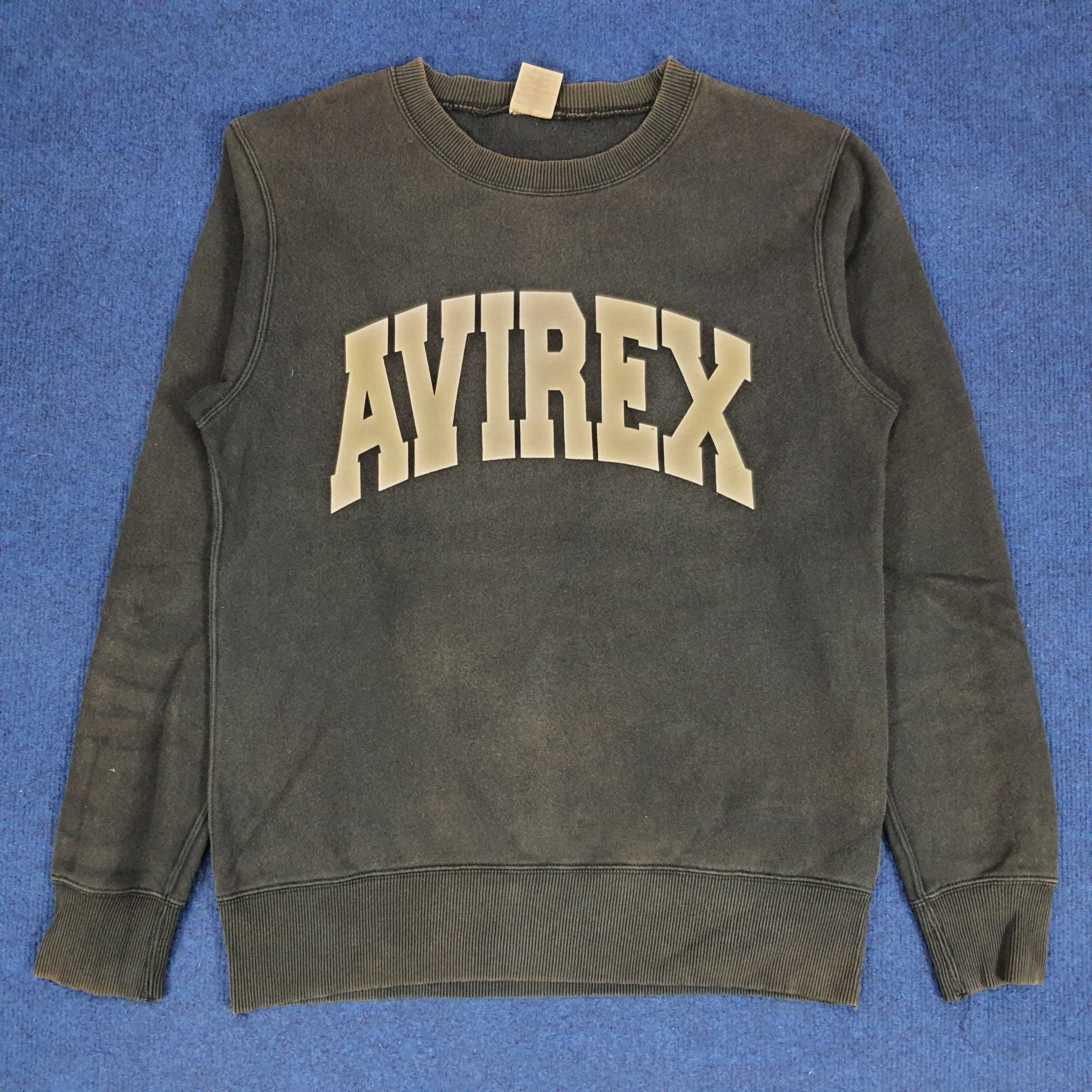 Avirex × Vintage Vintage AVIREX Streetwear Spell Out Sweatshirt Size US S / EU 44-46 / 1 - 1 Thumbnail