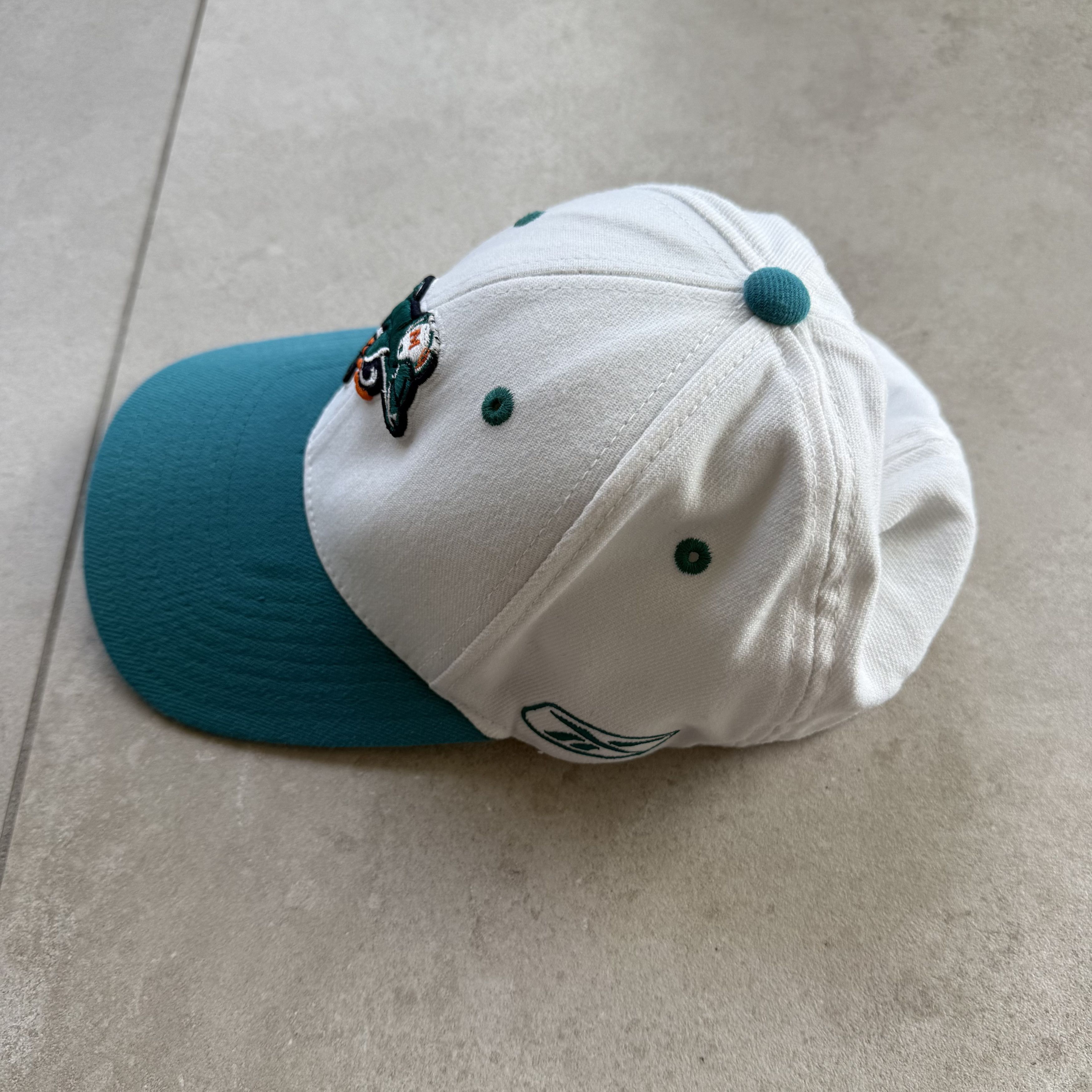 Reebok Vintage Y2K Reebok Miami Dolphins S/M Hat Size ONE SIZE - 4 Thumbnail