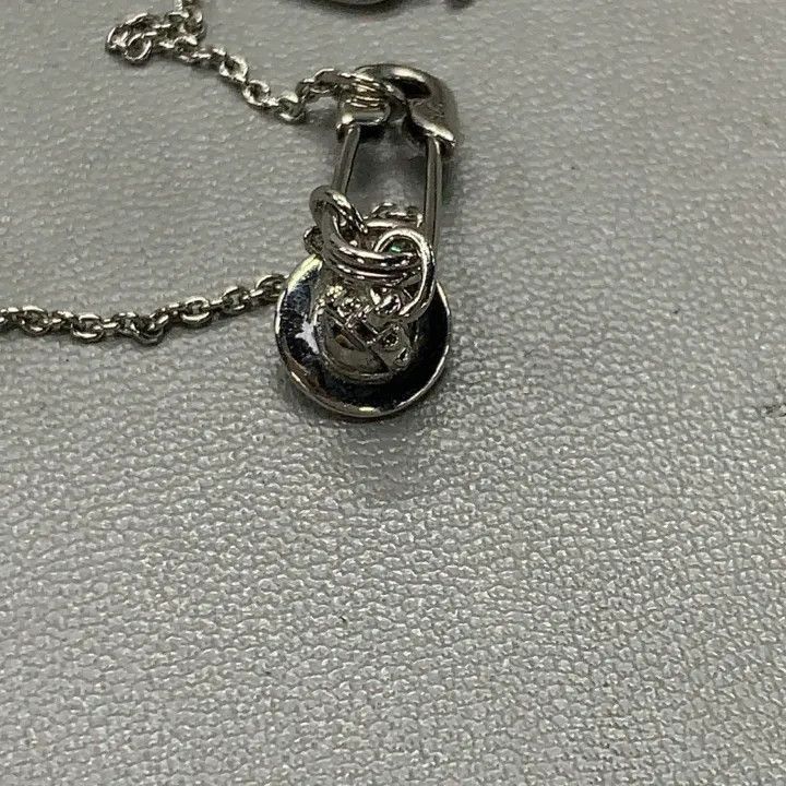 Vivienne Westwood Vivienne Westwood Silver Brooch Pendant Necklace Size ONE SIZE - 3 Thumbnail