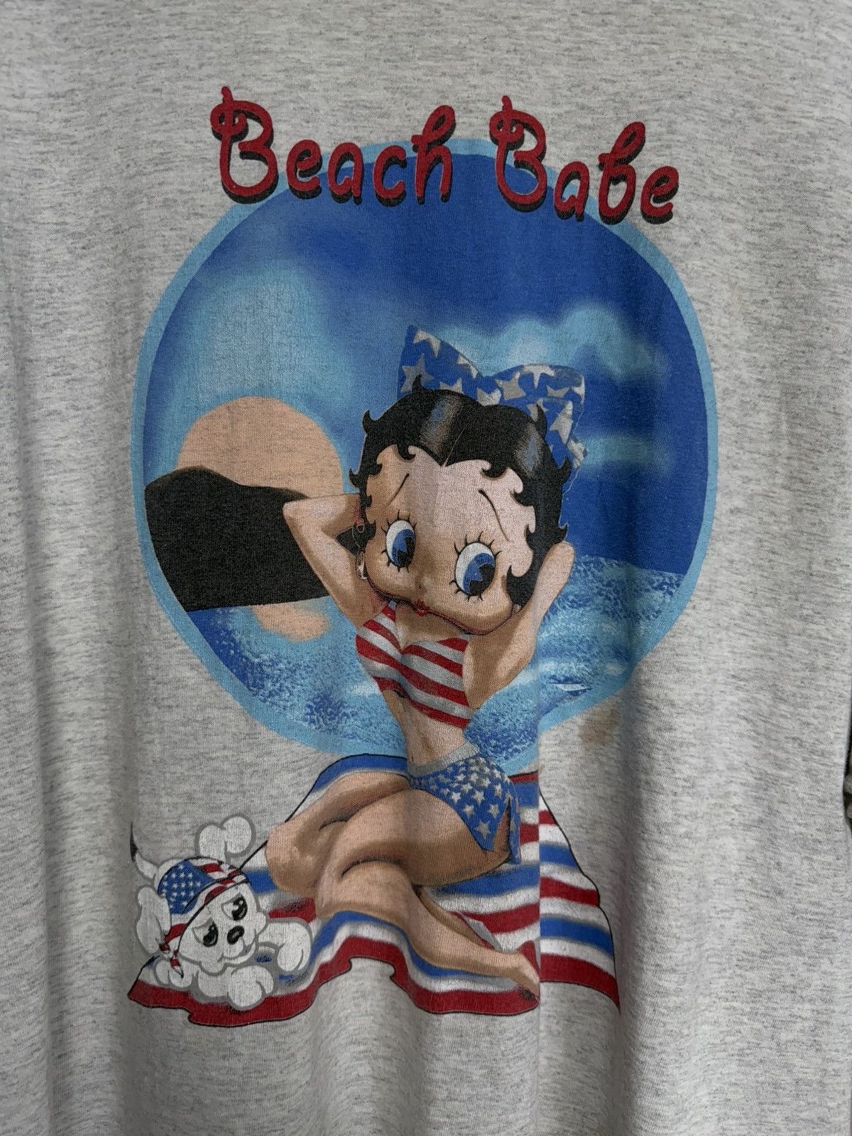 Vintage Vintage 90’s Betty Boop Sailor T-Shirt Adult Size 2XL Size US XXL / EU 58 / 5 - 2 Thumbnail