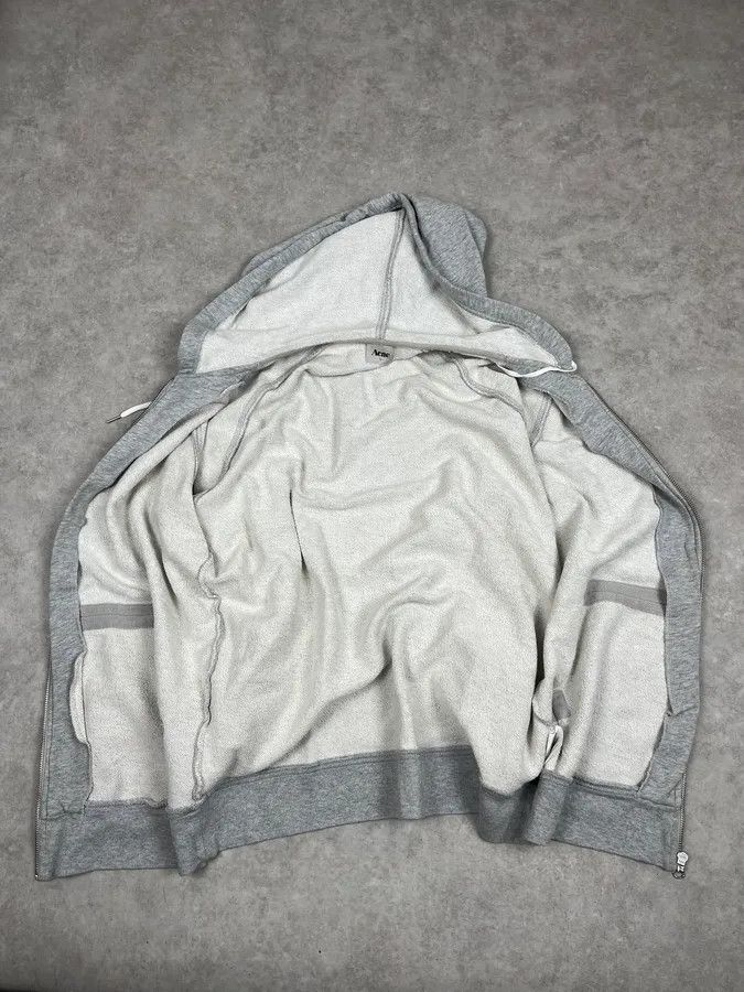 Acne Studios AW2011 Acne Studios Grey Minimalist Zip-up Hoodie Size US L / EU 52-54 / 3 - 8 Thumbnail